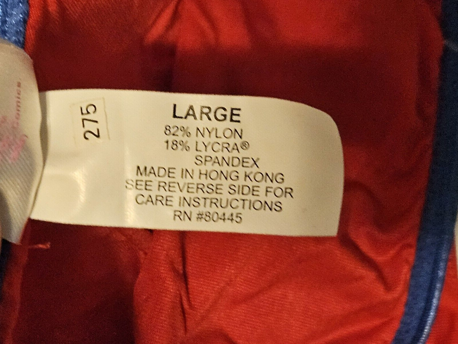 SuperGirl Intimates Women’s Boyleg Nylon Spandex Panties Sz: LARGE Color: RED