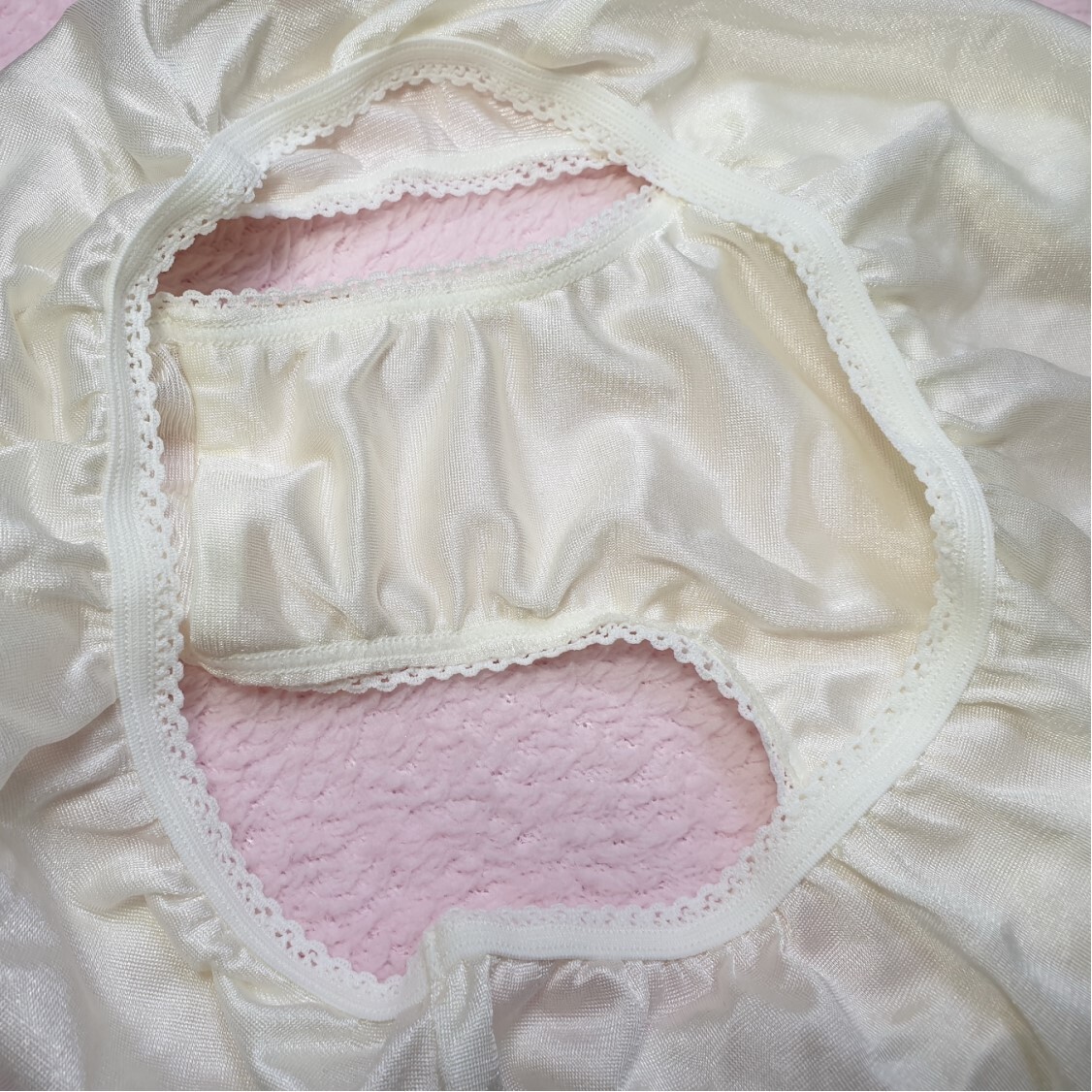 6 Pair Vintage Silky Panties 100% Nylon Sissy Sheer Briefs Size 6-7 Hip 35-39″