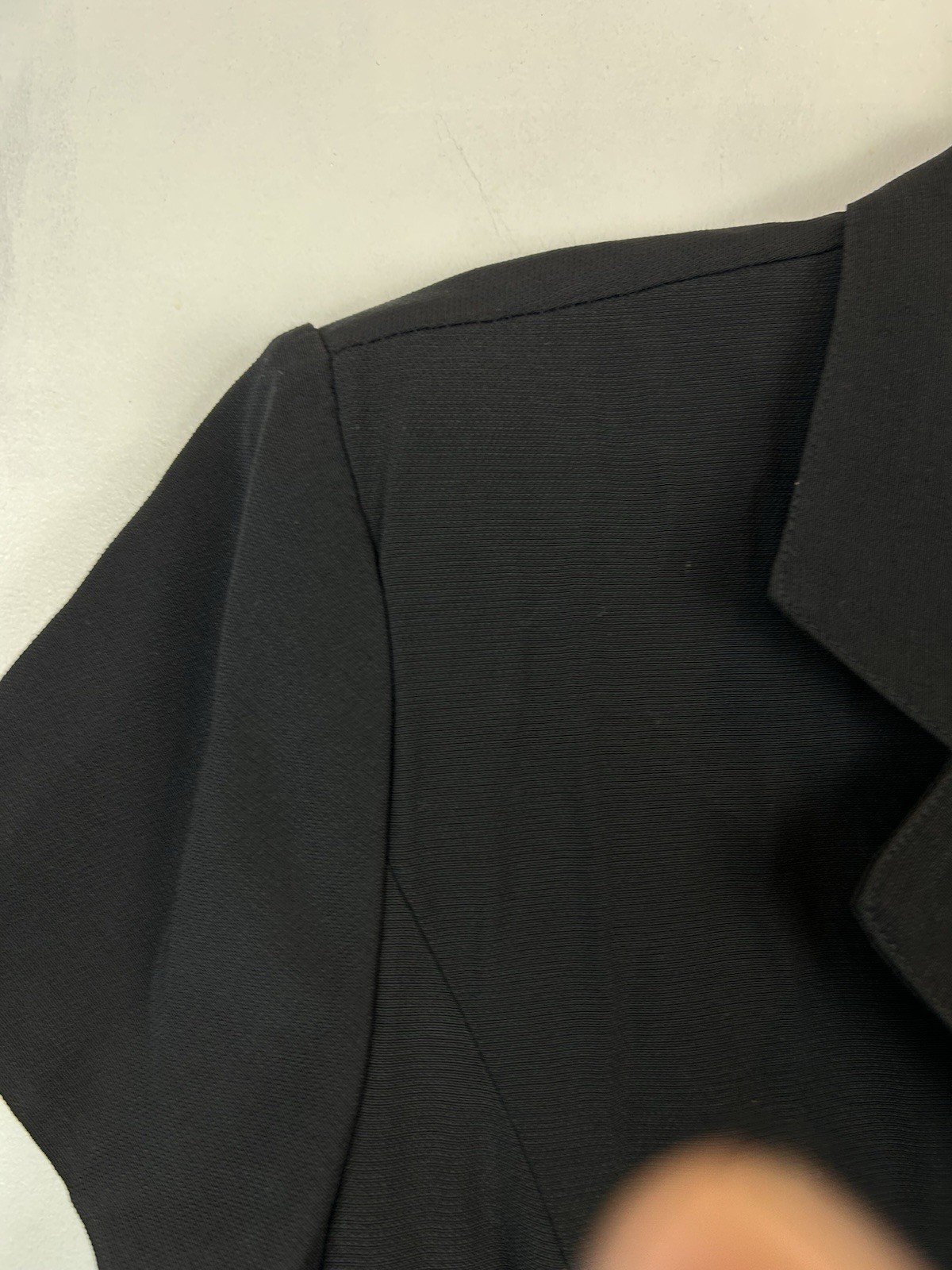 Vintage Julian Taylor New York Dress Womens 14 Black 90s Nautical Secretary