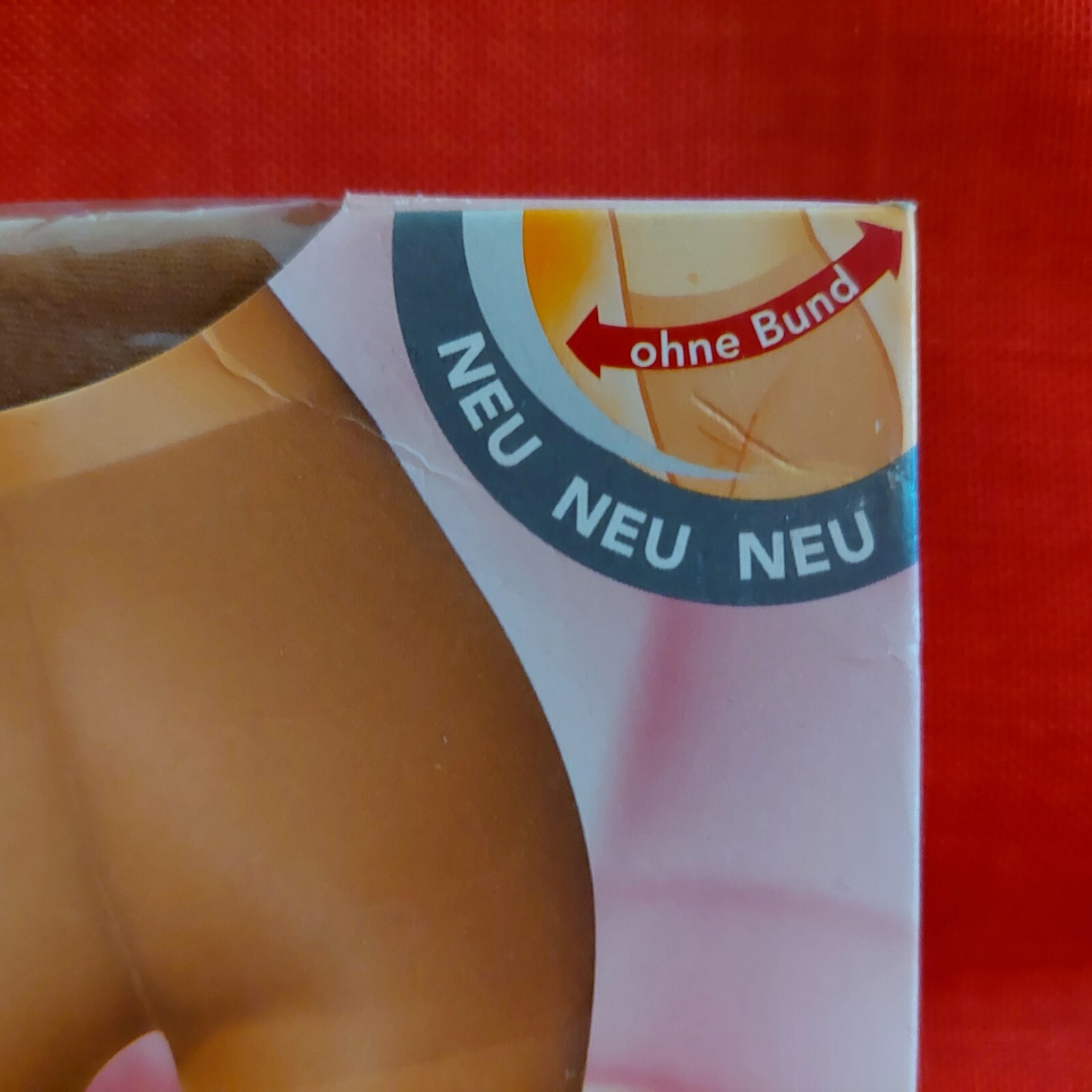 Vintage Pantyhose Zweite Haut Germany Nur Die Size S Color Amber BBROS3