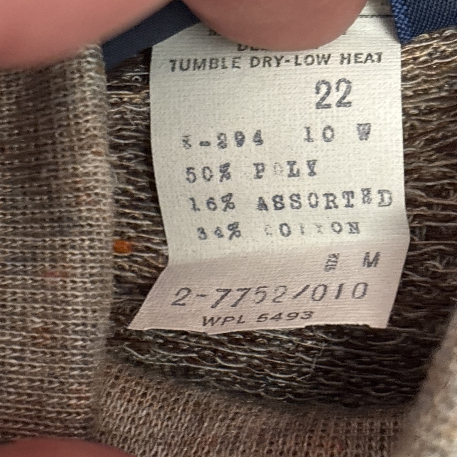 Vintage 70’s Cotton Blend Plaid Turtle Neck Sweater size M N.O.S Unisex