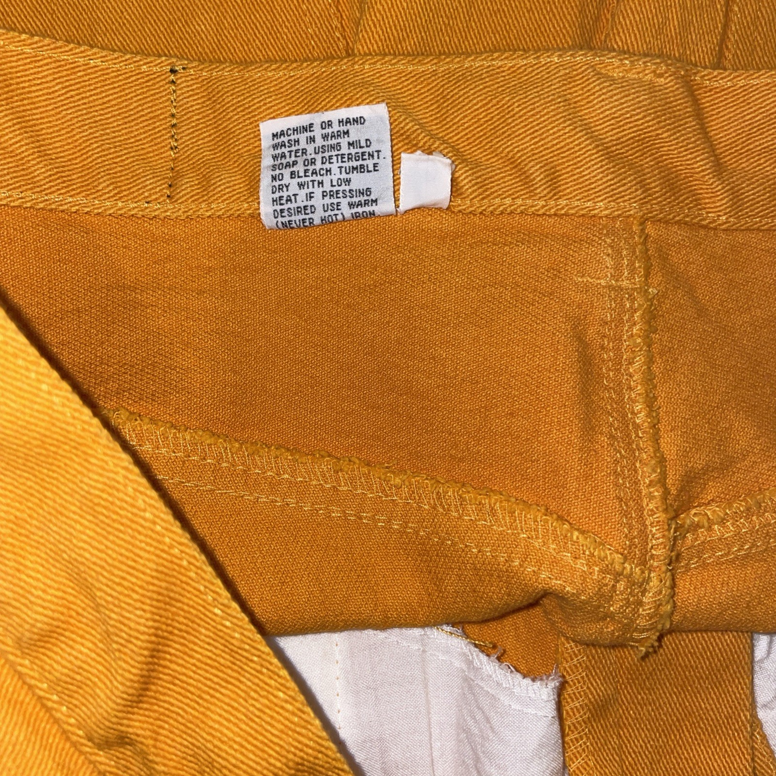 Vintage Pants Zandi Di Size 22 Orange 90’s Y2K Era Denim Stretch Skinny Ankle
