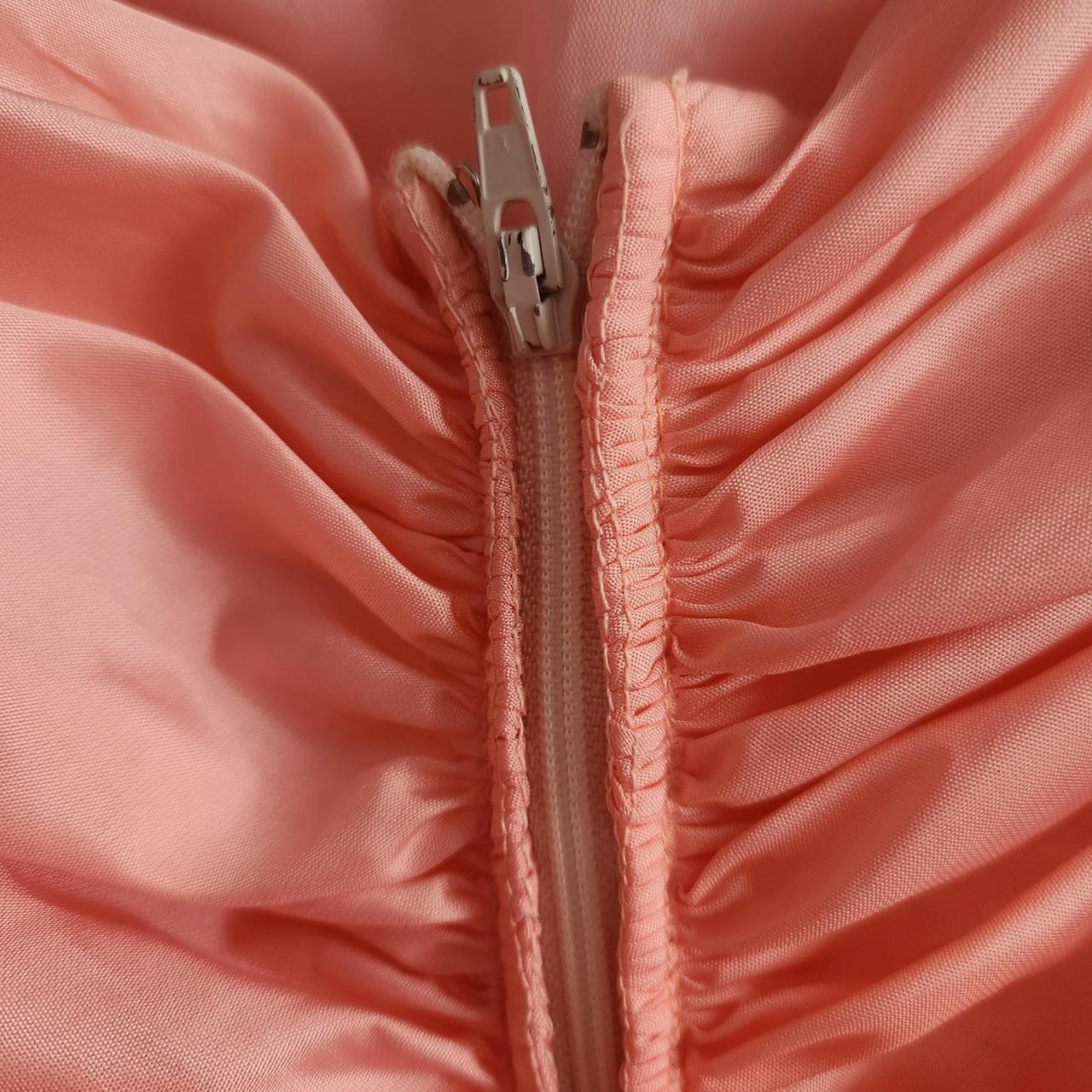 Vintage Lillie Rubin Dress AU Size 4 (US Size 0) Ruffle Mini Pink 80’s Prom