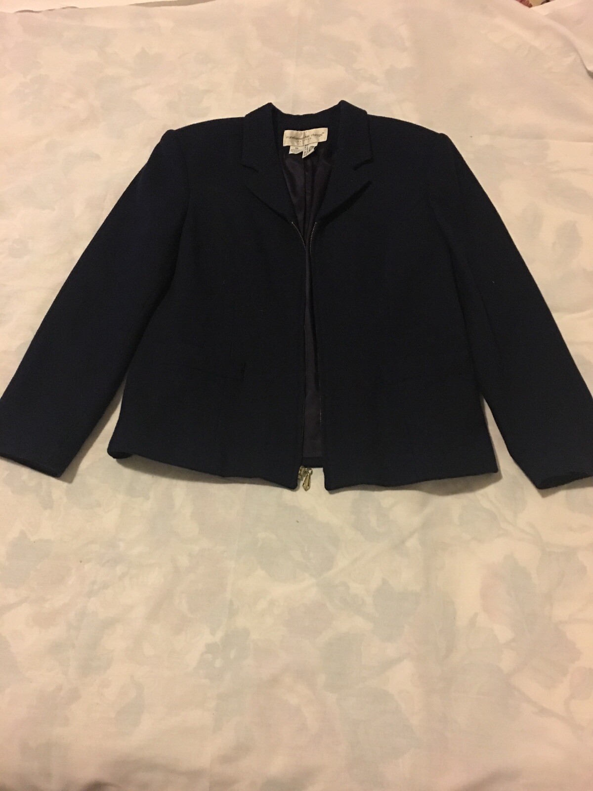 Fundamental Things Petites Size 14 Zipper Front Jacket