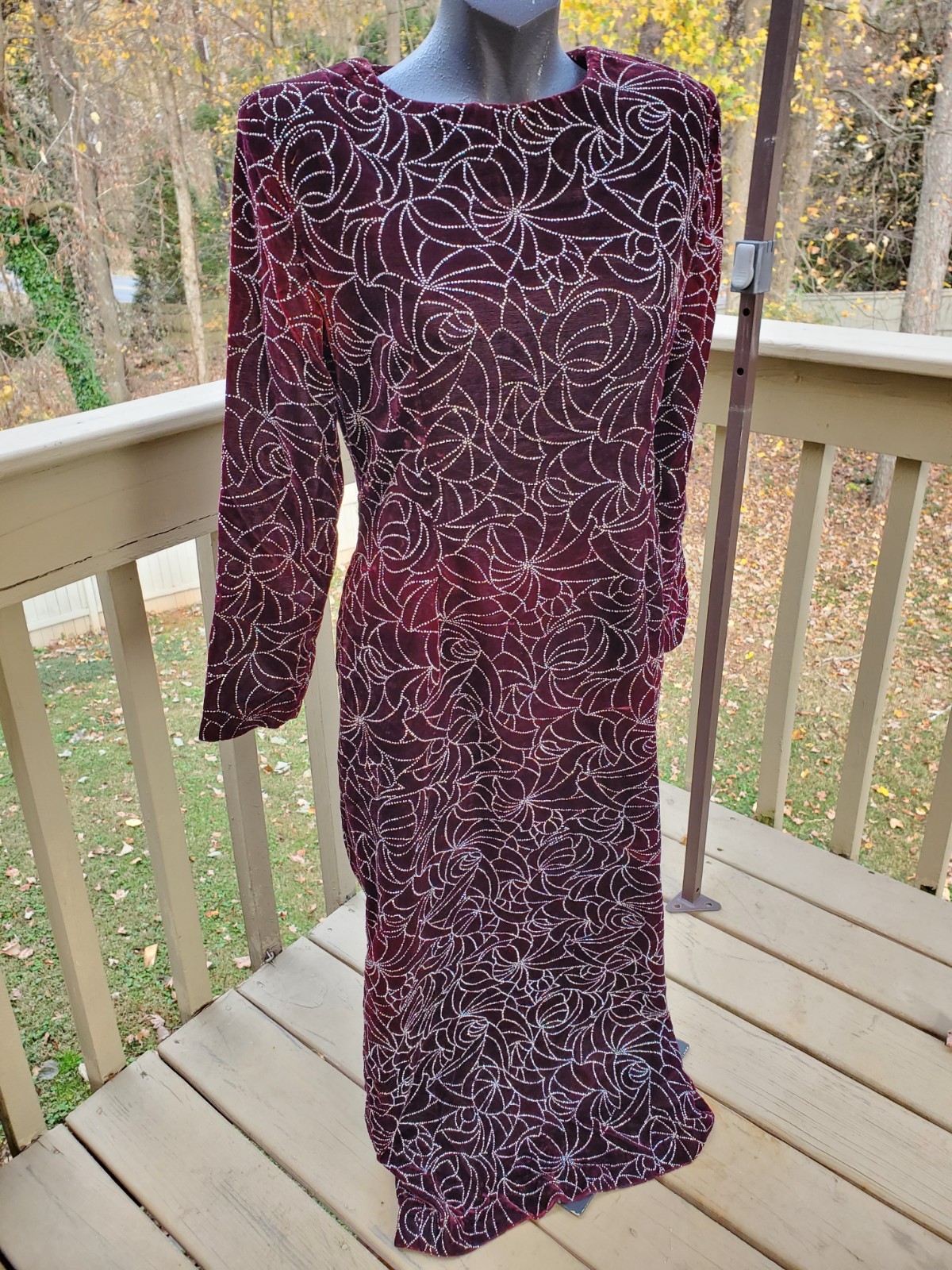 Vintage Geoffrey Beene Dress Rhinestone/Glitter Dress