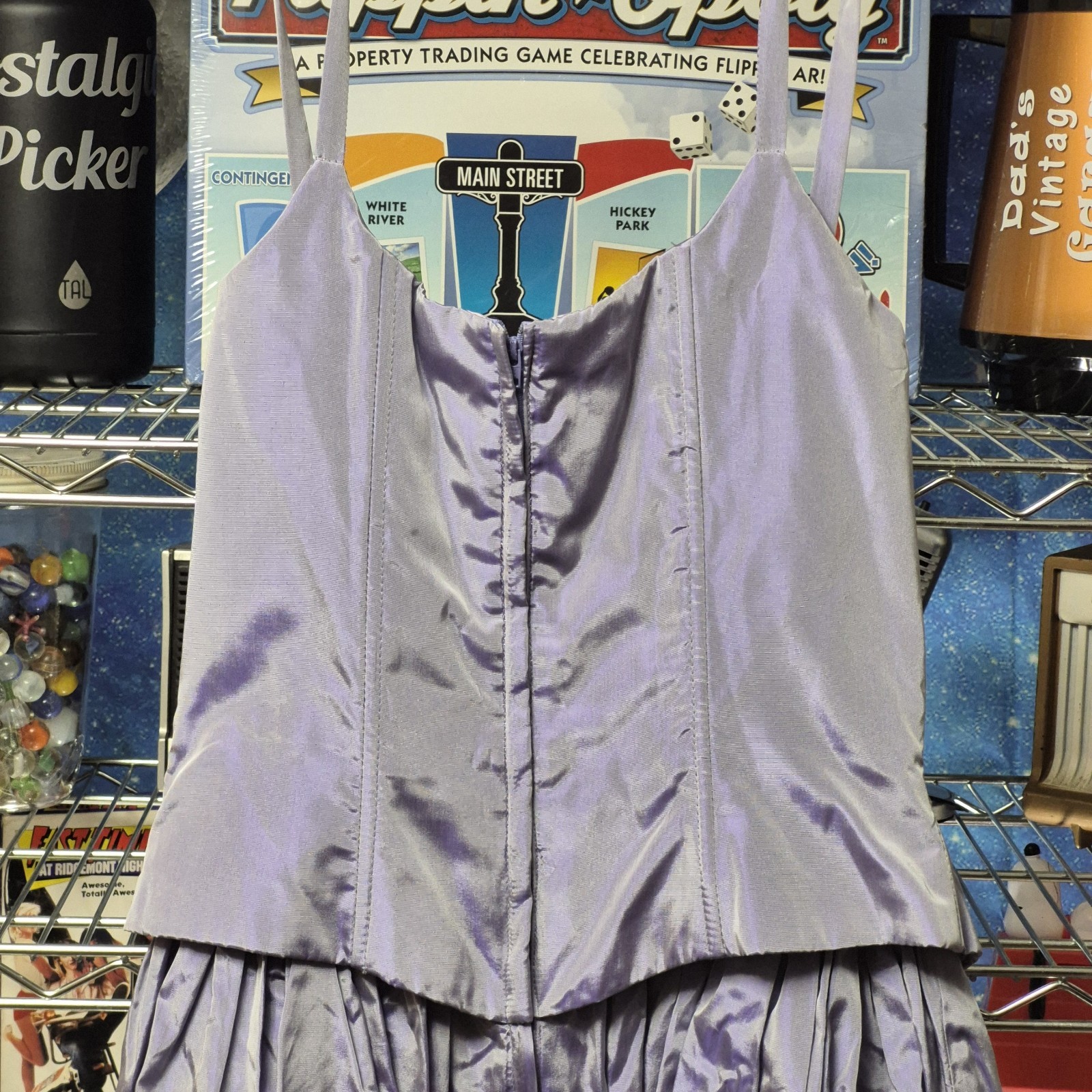 VTG 90s Y2k Gunne Sax Jessica McClintock Iridescent Purple Formal Gown Size 9/10
