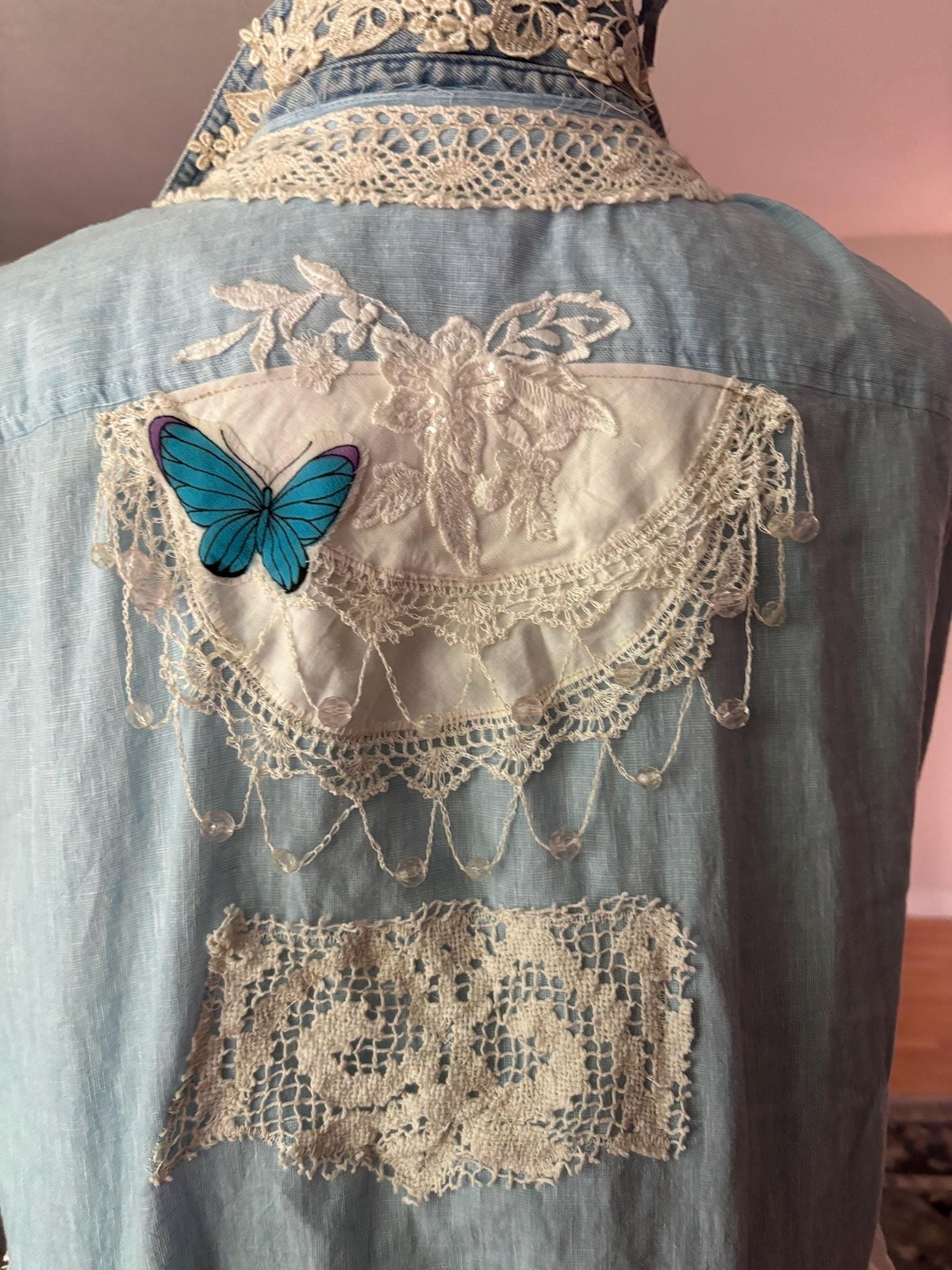 Upcycled Duster Handmade Fairy Style Jacket