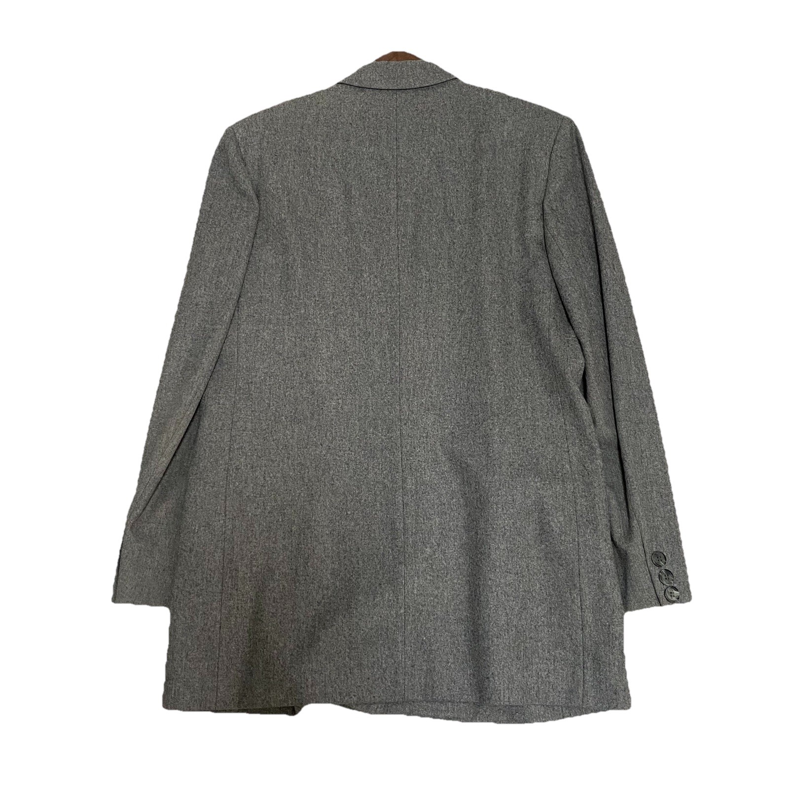 Vintage Pendleton Womens Sz 10 Tall Double Breasted Wool Coat Gray USA Mint EUC