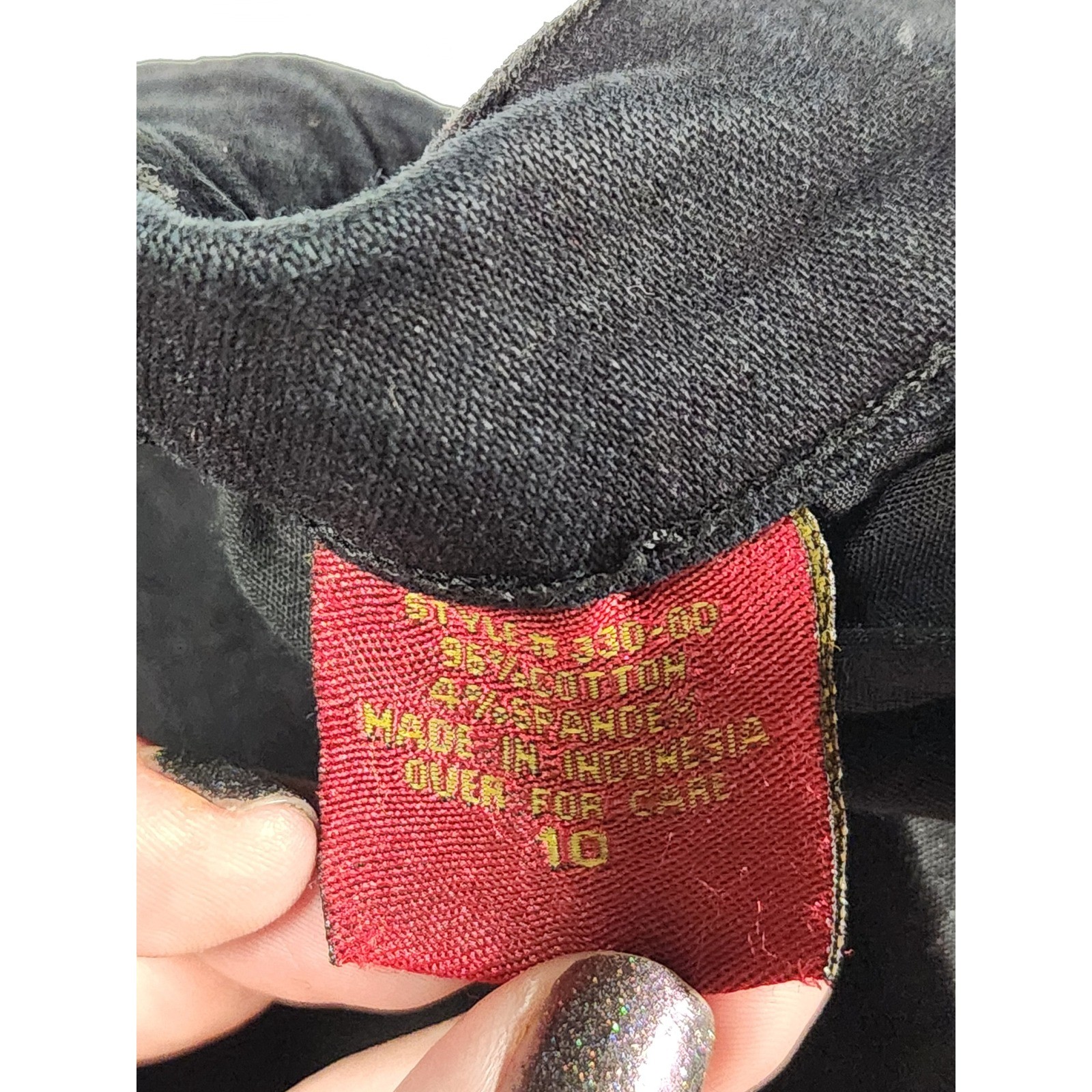 Vintage Label Womens Black NYDJ Bootcut Jeans Size 10, 32″ Inseam