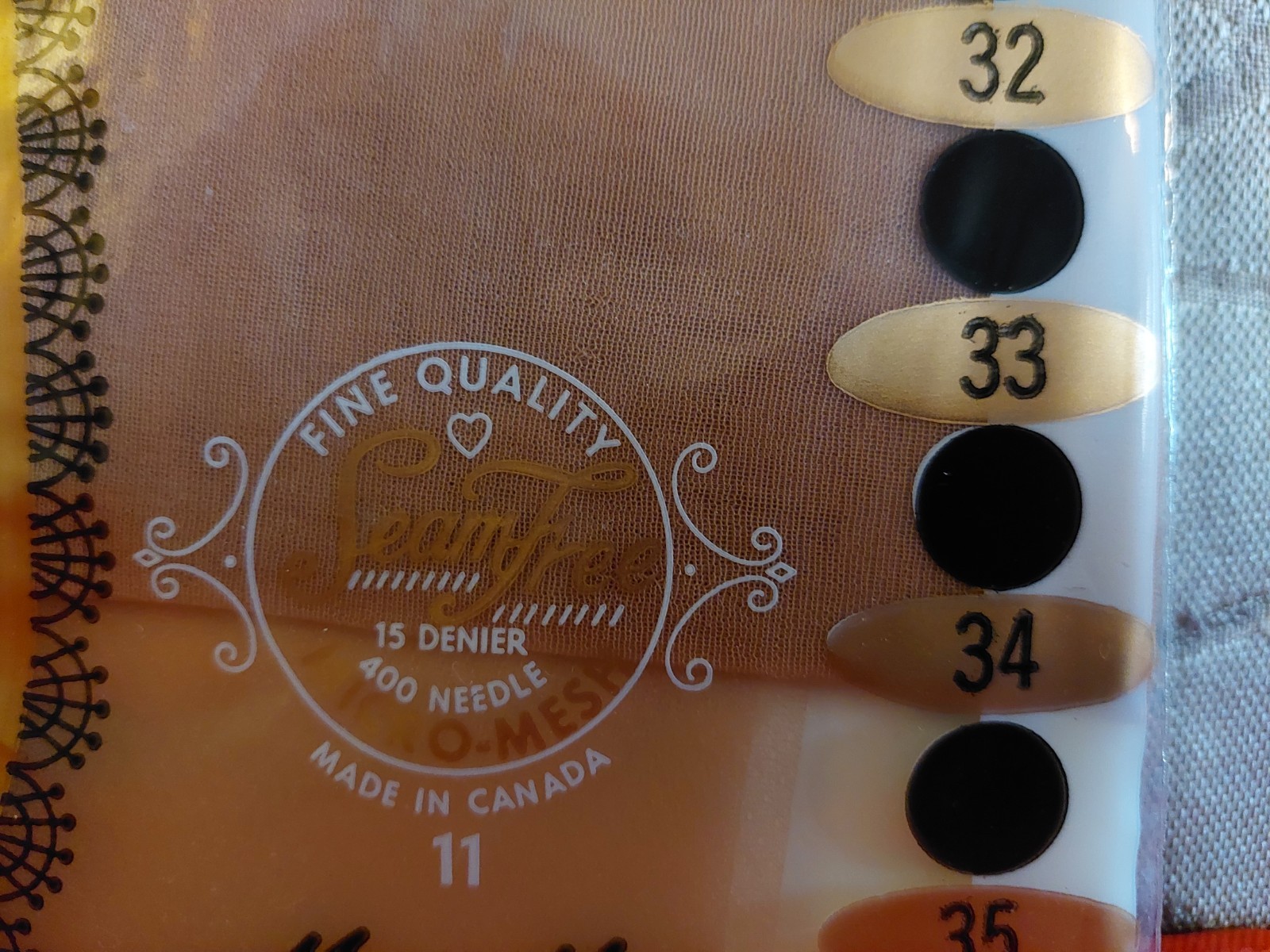 Vintage Pantyhose😂 Rare Majestic Stockings Color Suntan Size 11 BOTW1