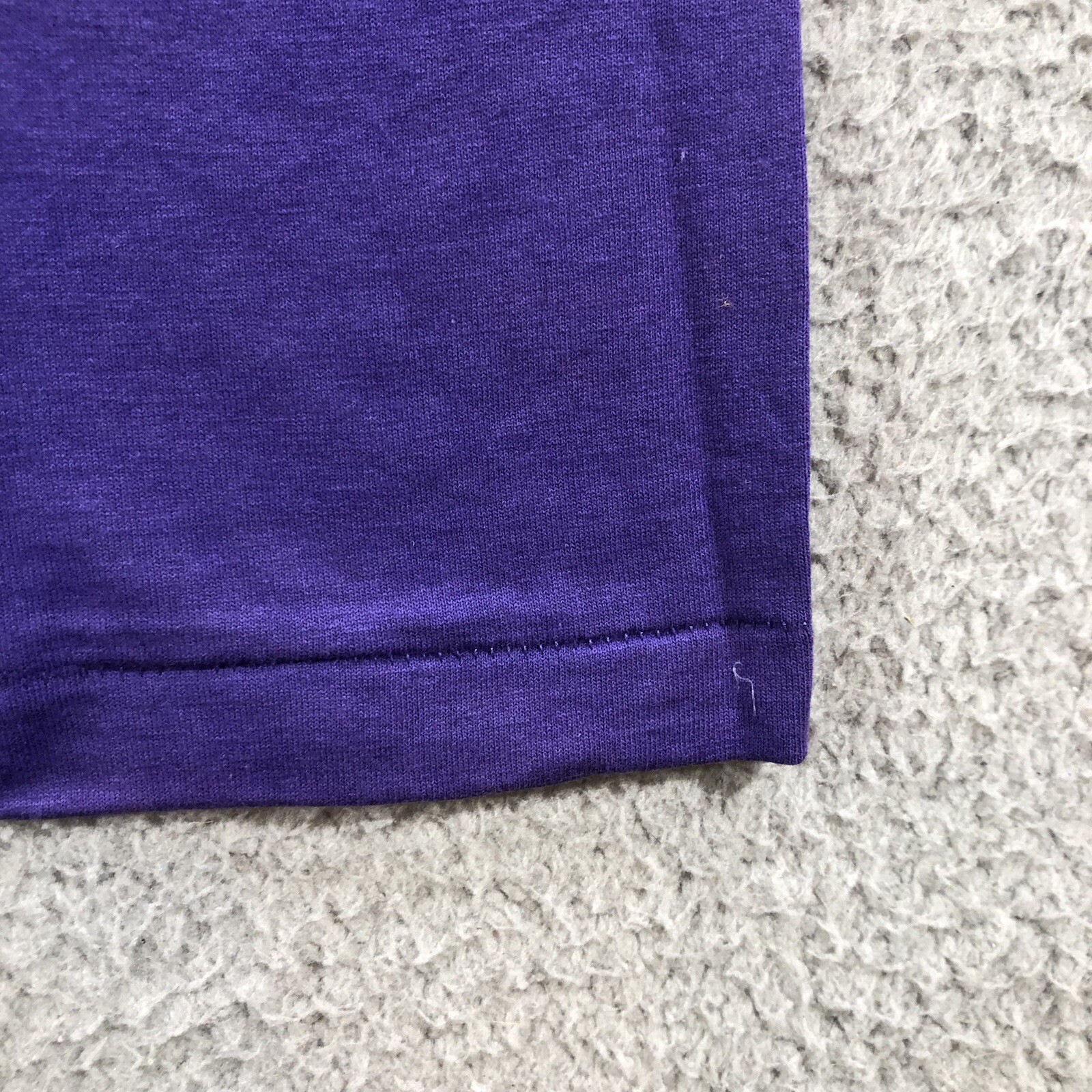 vtg Cracker Barrel T Shirt Women’s M Purple Lace Collar Pansies Flower Single