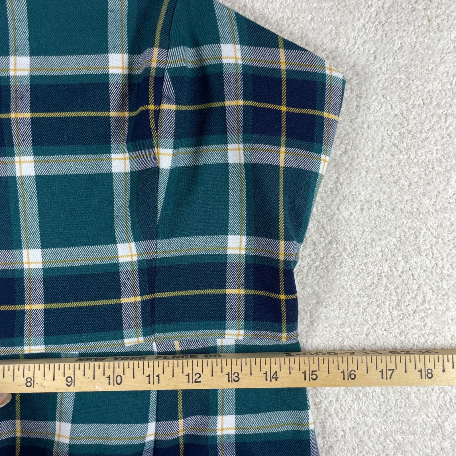 Y2K 90s clueless square neck tartan plaid mini dress L preppy millennial bratz