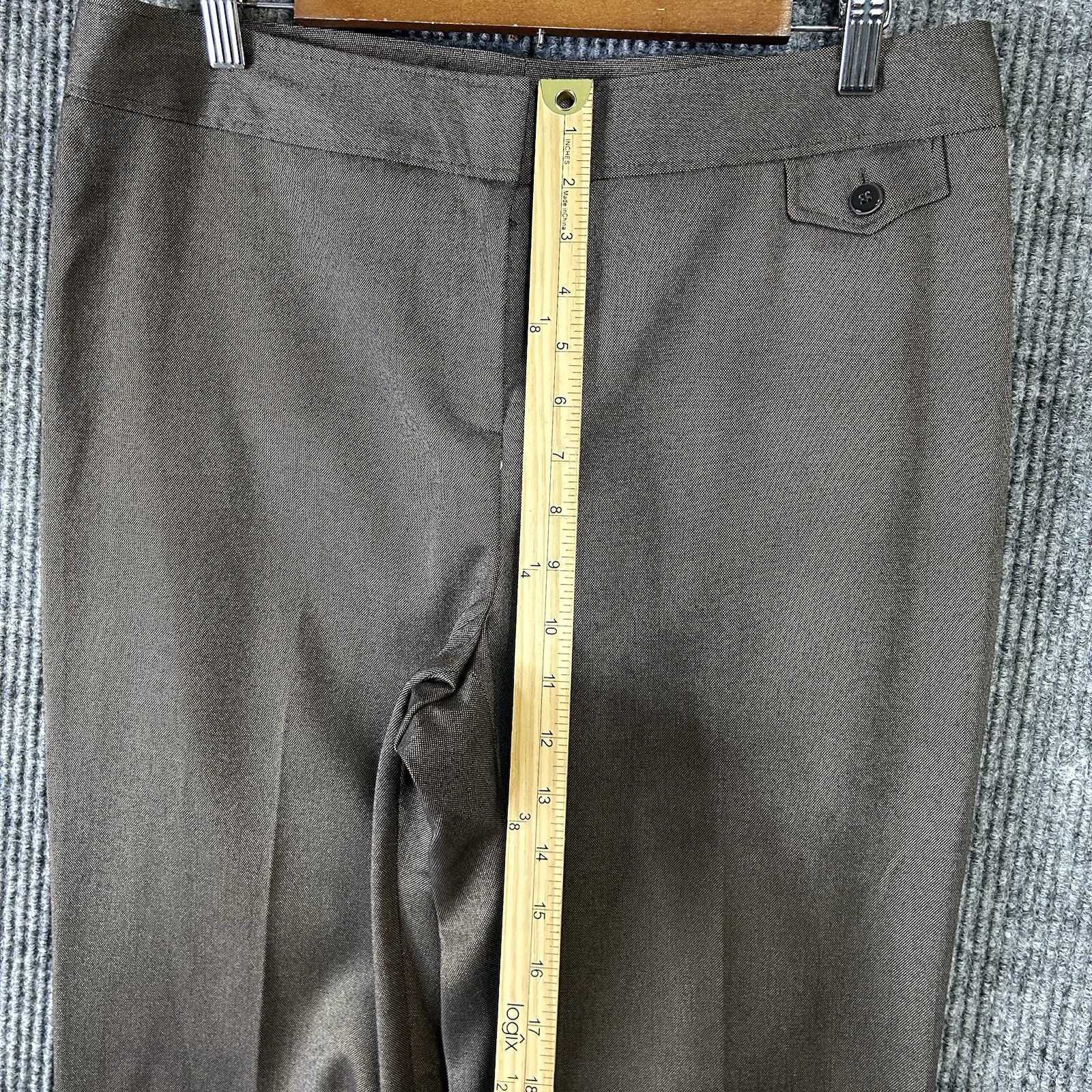 Vintage Josephine Chaus 2 Piece Pant Suit Women’s 10 Brown
