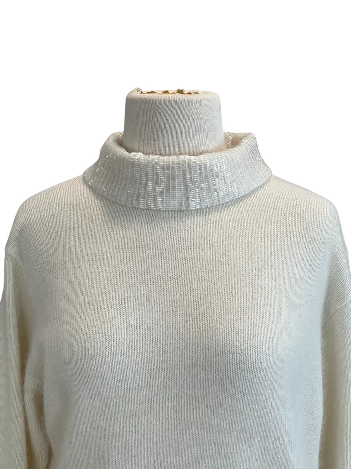 ROBERT SCOTT LTD/Vintage Womens Lambswool Angora Turtle Neck Sweater Size 38