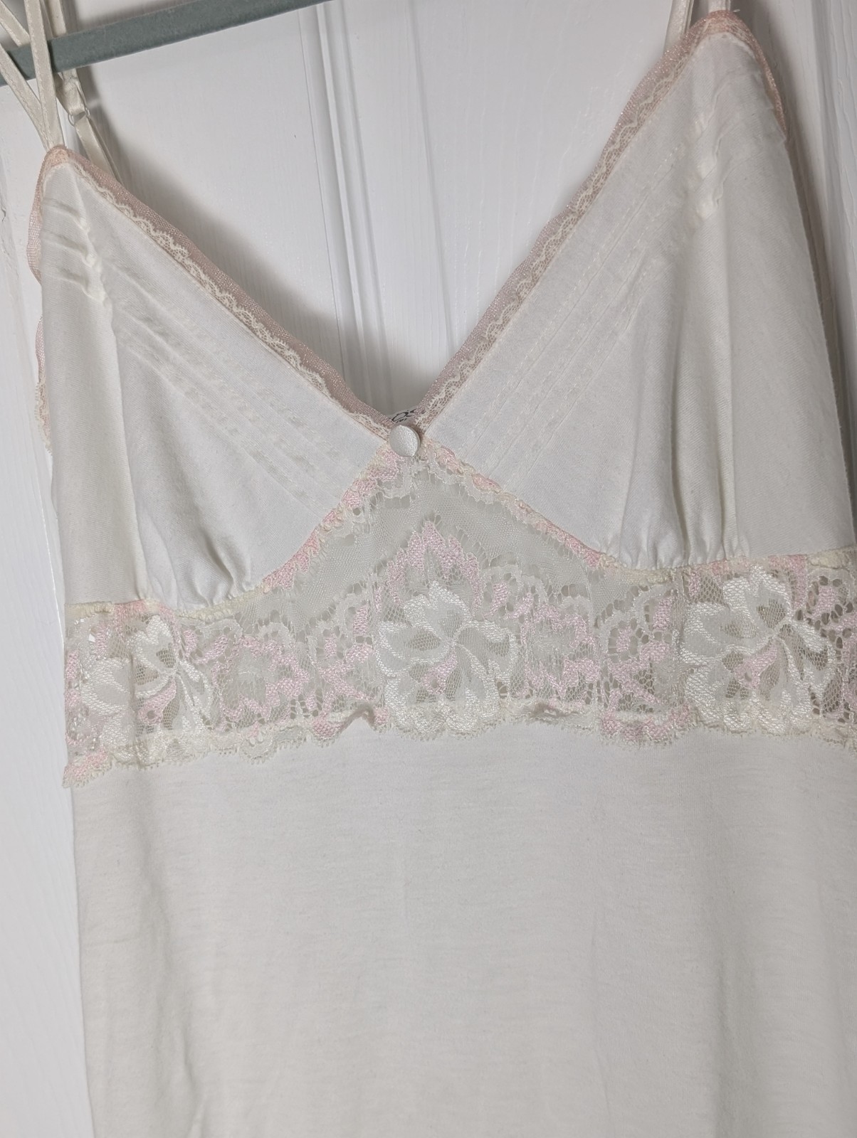 Vintage Rosch Creative Culture Ivory Lace Nightgown Size 12 Ivory Lace Romantic
