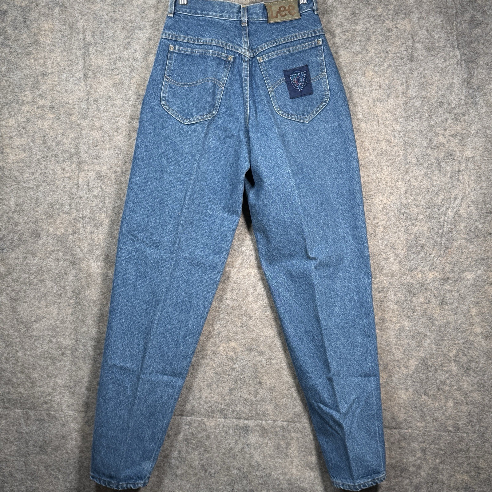 Vintage 90s Womens Lee Sky Riders Jeans Size 8 26×32 Relaxed Fit Tapered Leg USA