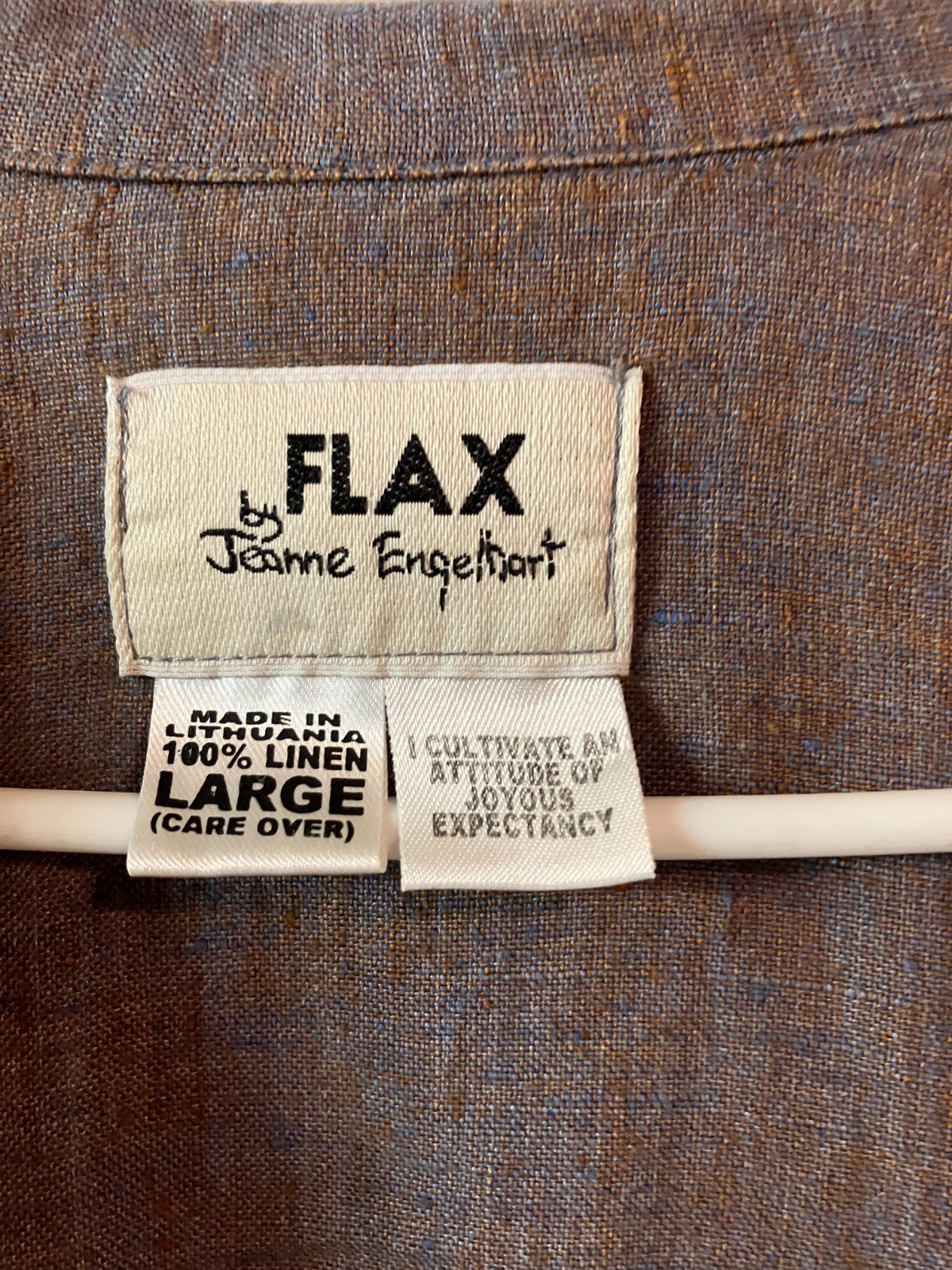 Vintage FLAX by Top or Jacket by Engleheart size L