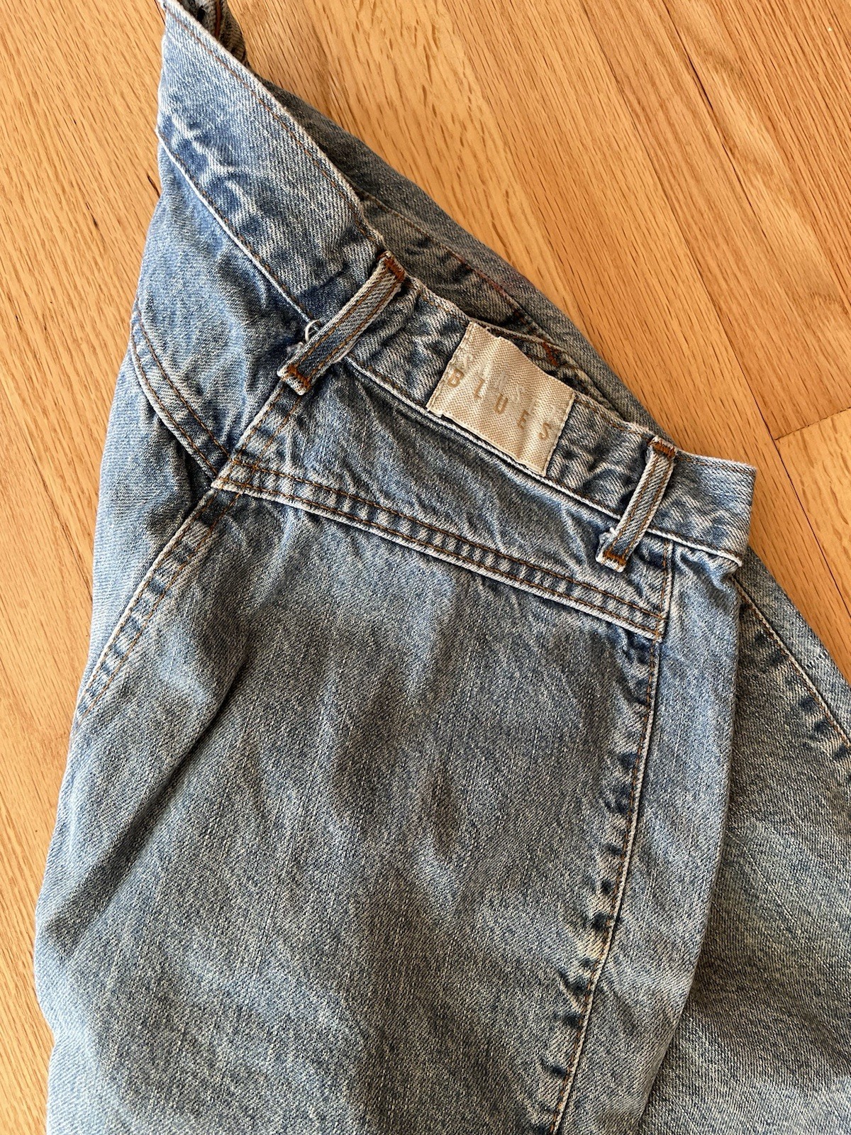 Vintage 80s Sunset Blues Wash High-Rise Pleated Mom Jeans Women’s Size 12