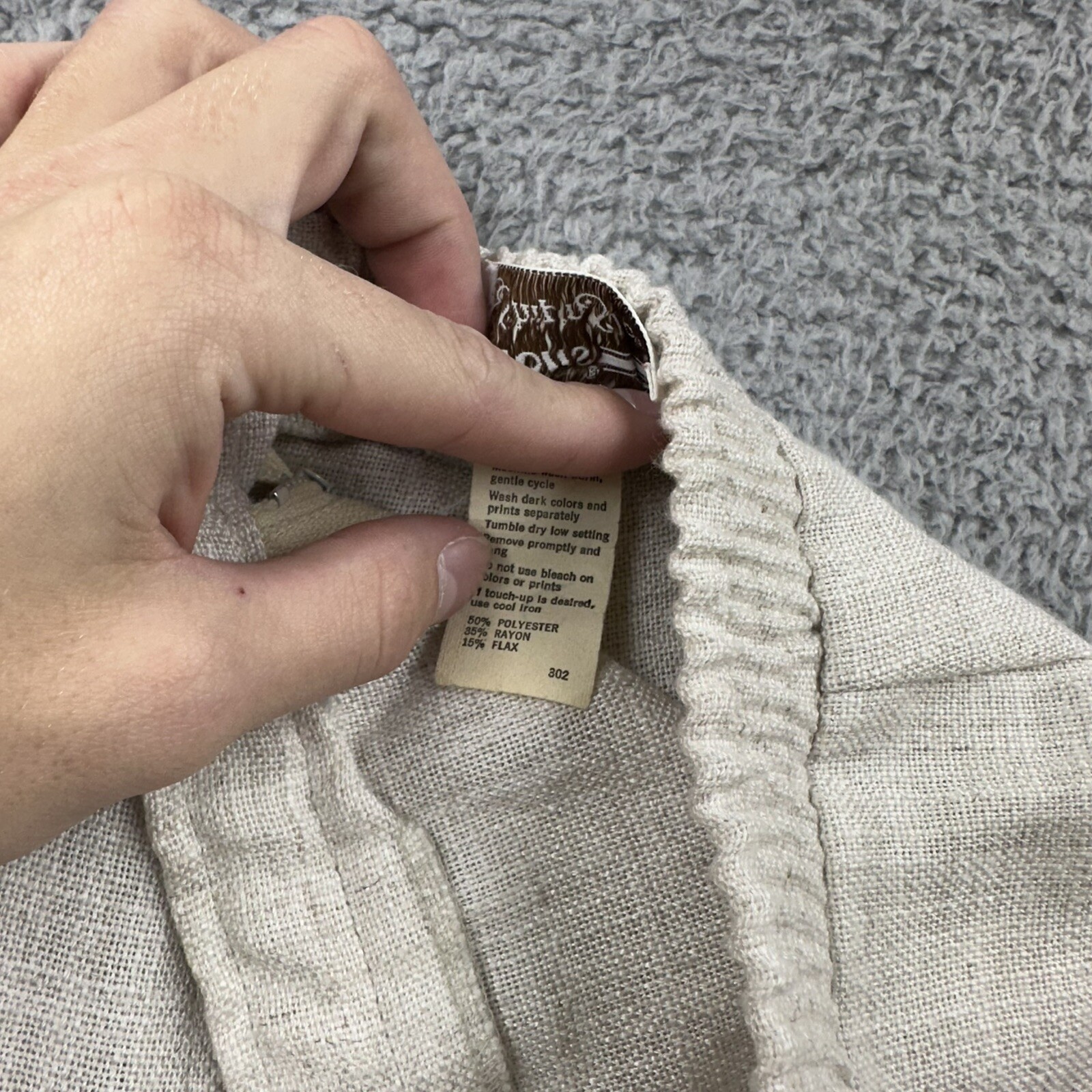 Vintage Inner Visions by Ship 'n Shore Brown Tweed Women’s Pants 30×32 70s