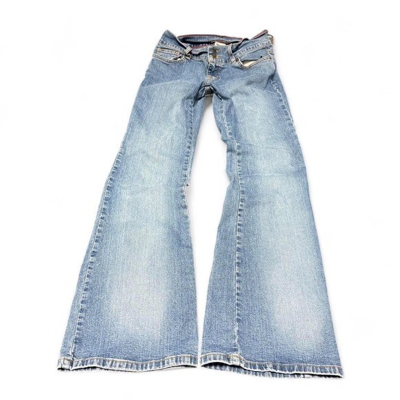 So lightwash vtg y2k bootcut flare low-rise 2000s wmn jeans size 11