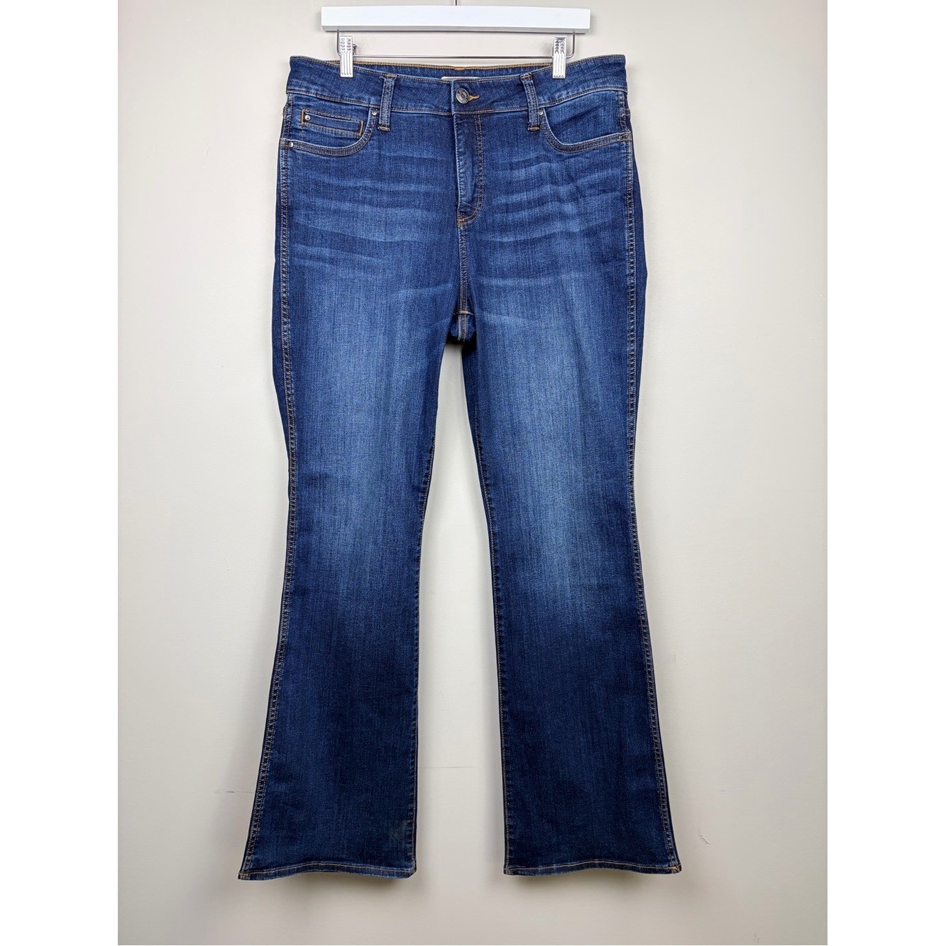 NWT KUT From The Kloth Natalie Fab Ab Bootcut Jeans Size 14 High Rise 34″