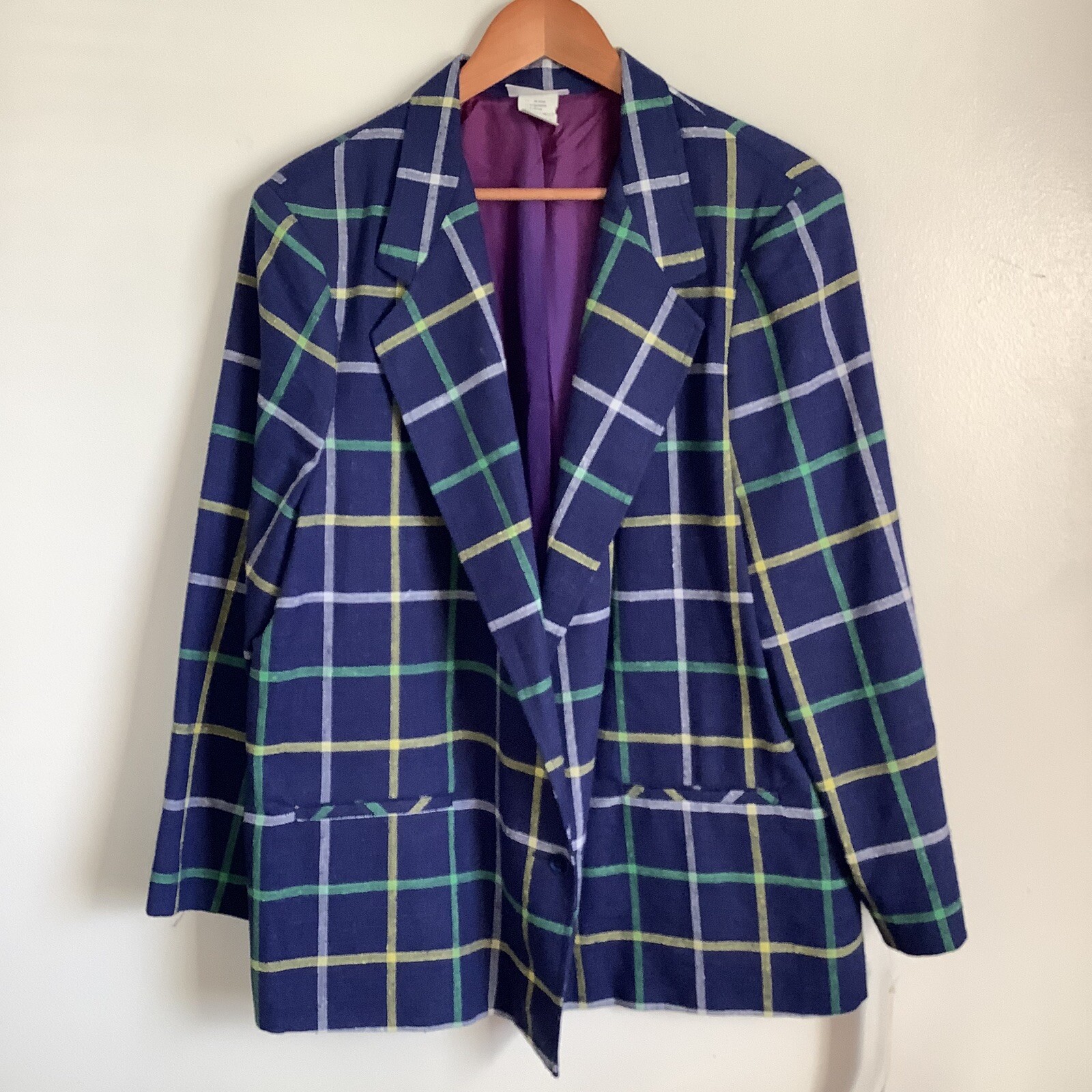 Vintage Cos Cob Blazer Women’s Size 1960s 1970s Secretary Look Size 44 NWT