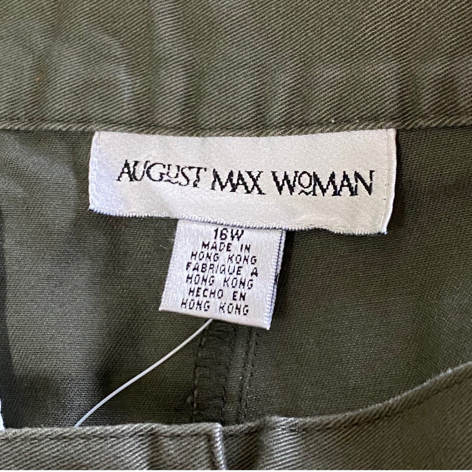 Vintage Preppy Skort 16W Olive Green Boho Chic Earthy Elevated Casual Minimalist