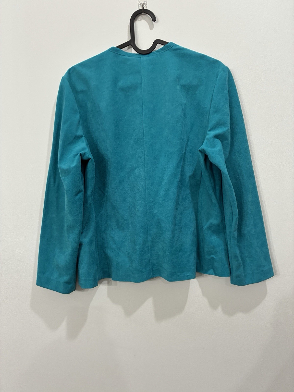 Vintage 80s/90s Pablo Collection Teal Skirt 2 Piece Power Suit Made USA