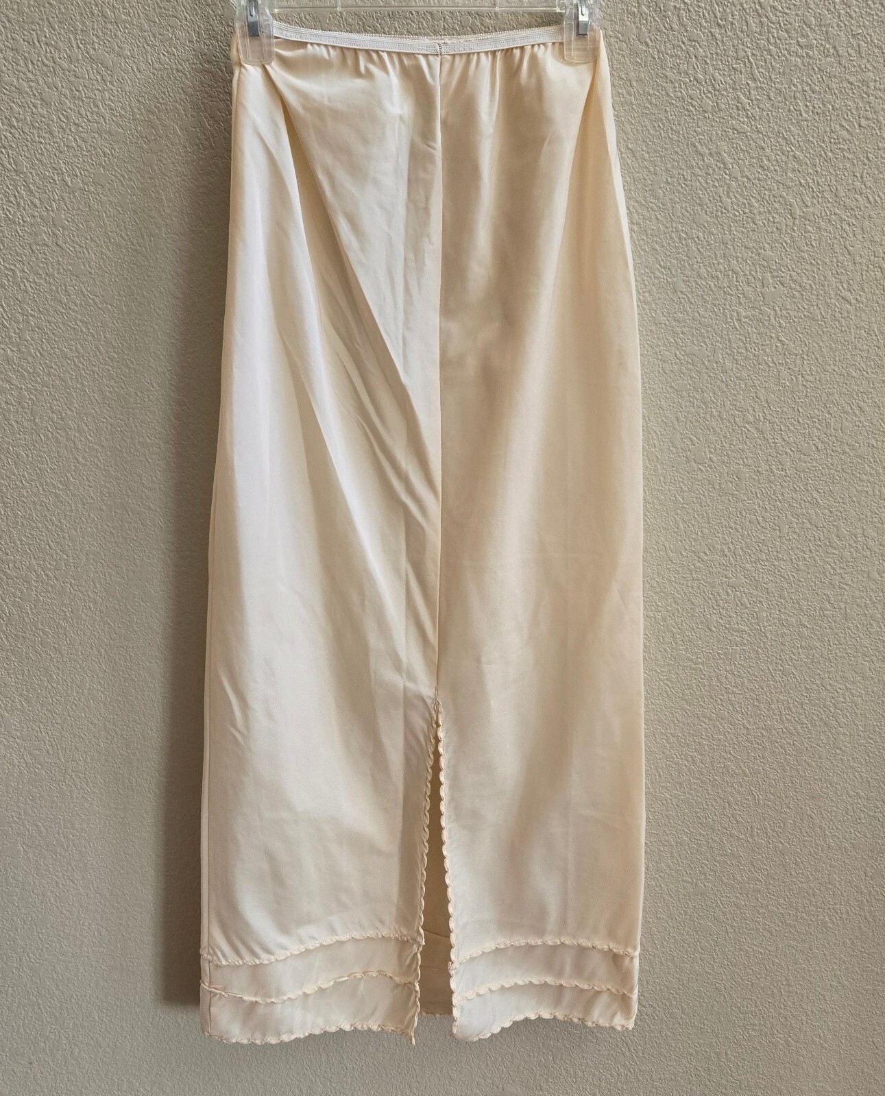 Snip-It Full Length Half Slip Blush Vintage 60s Poly Nylon Trimmable Small