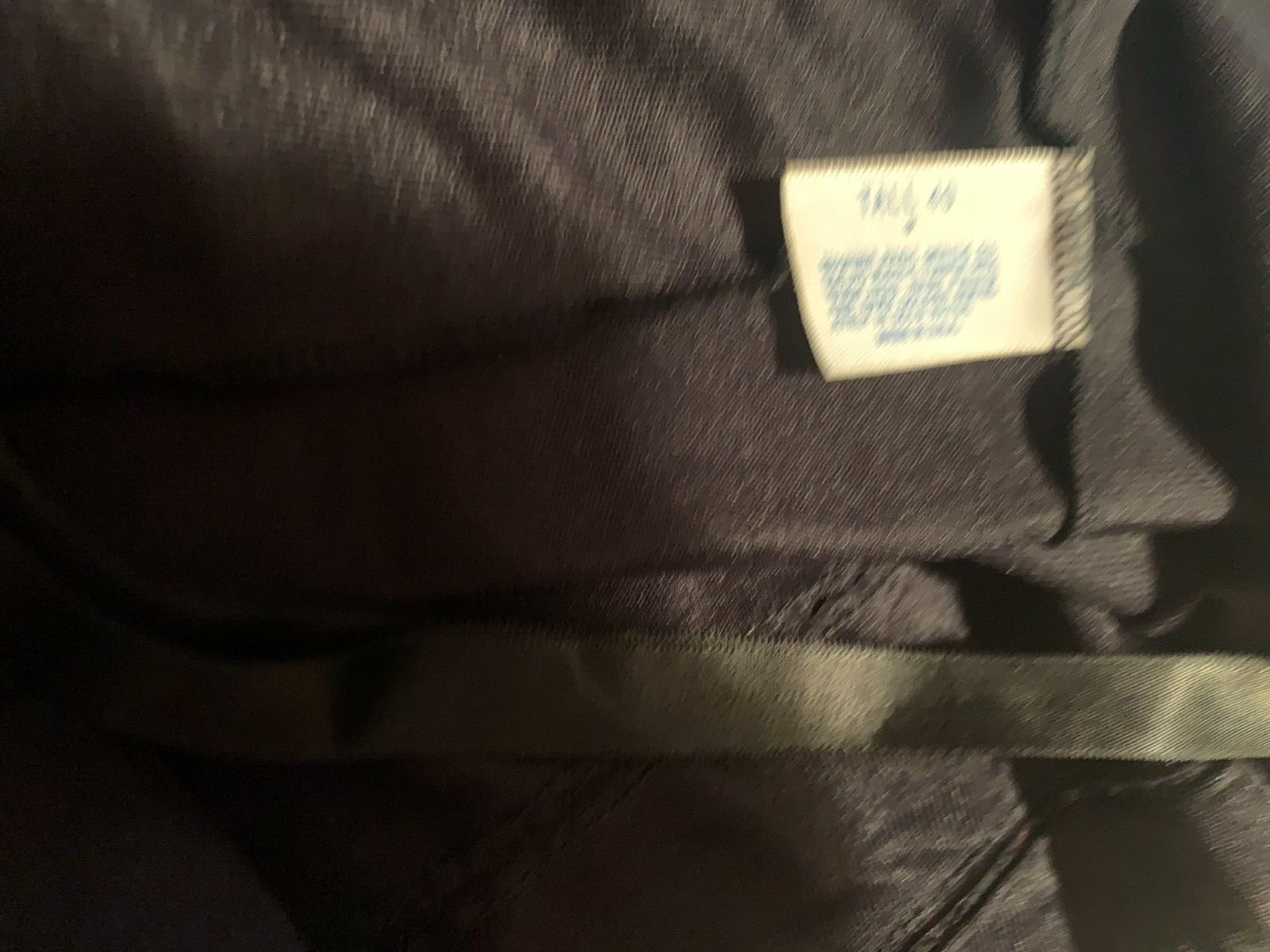LORRAINE VINTAGE CLASSIC MIDNIGHT BLACK 100% NYLON FULL SLIP, Size Tall 40