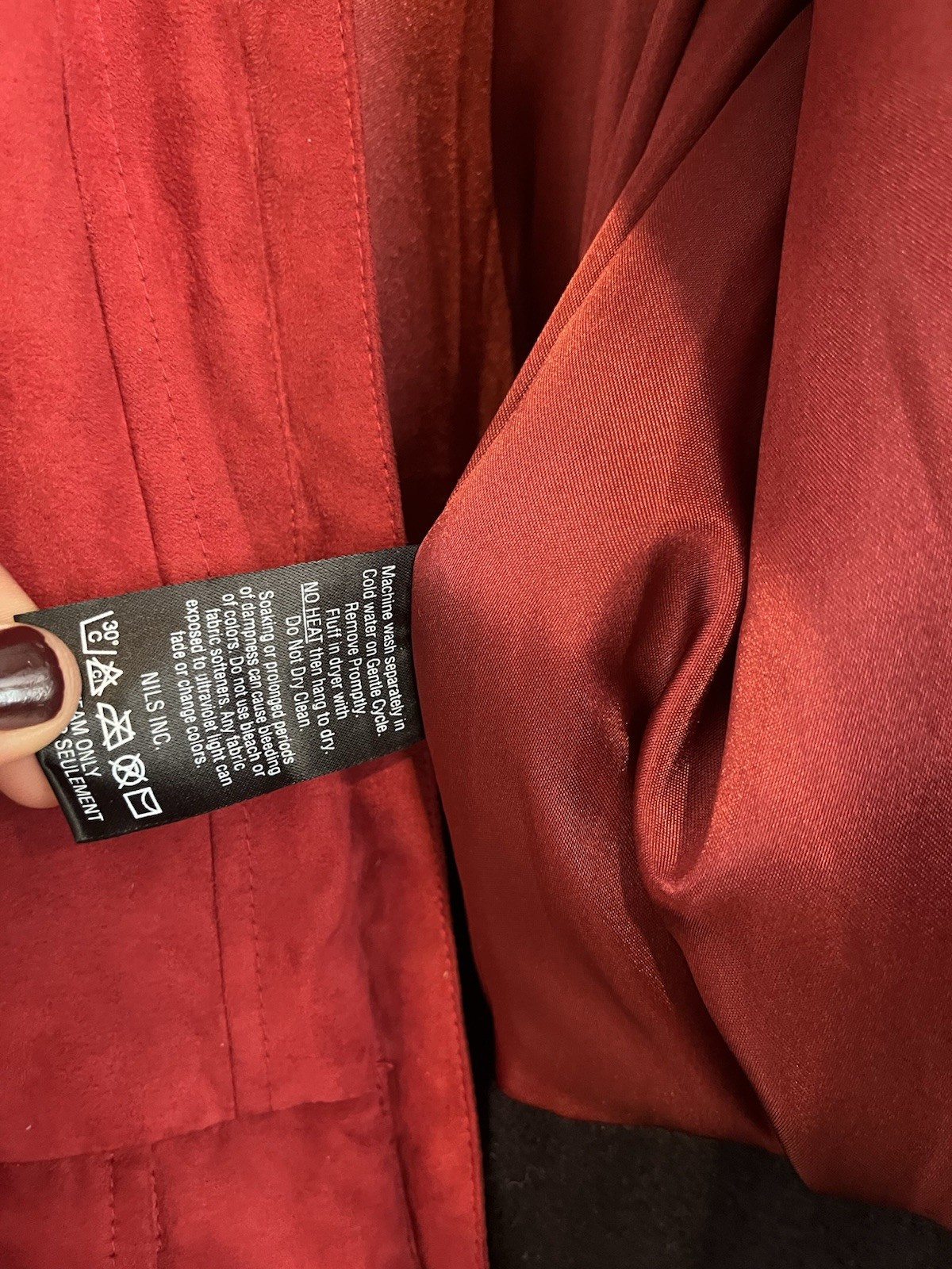 Vintage NILS Red Skiwear One Piece Ski Suit Women’s size 10