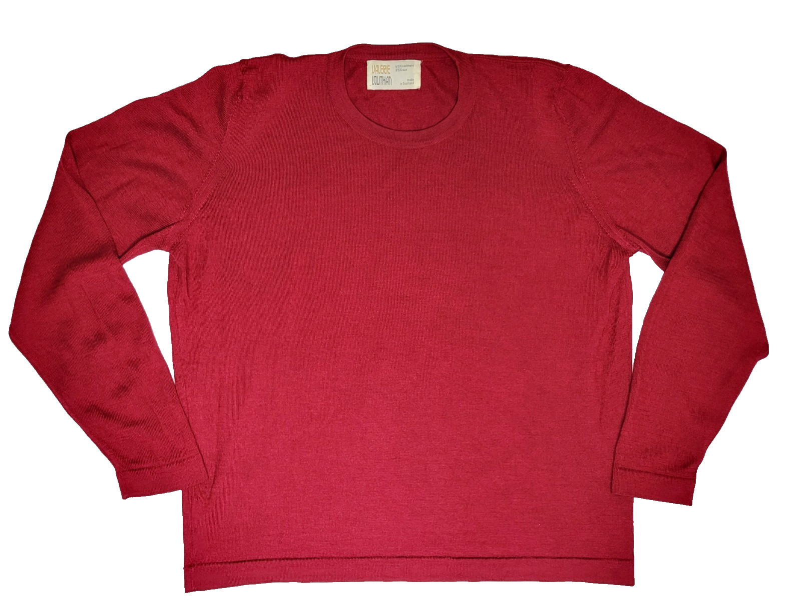 VTG Cashmere Sweater Valerie Louthan Women’s Large Lightweight Pullover Silk