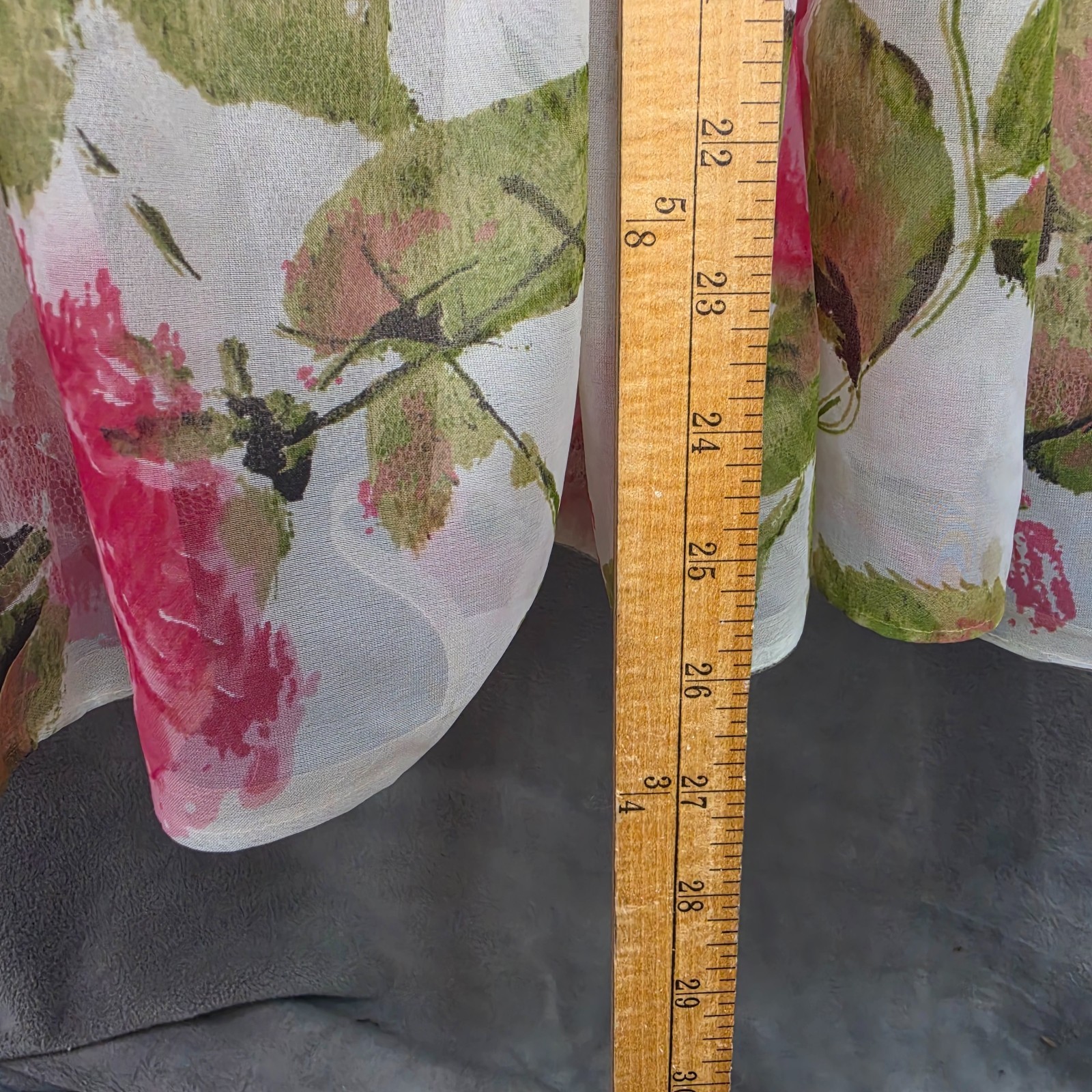 Vtg 1950-60s Floral Cocktail Party Dress Pink Bow Fit Flare Womens Small Costume