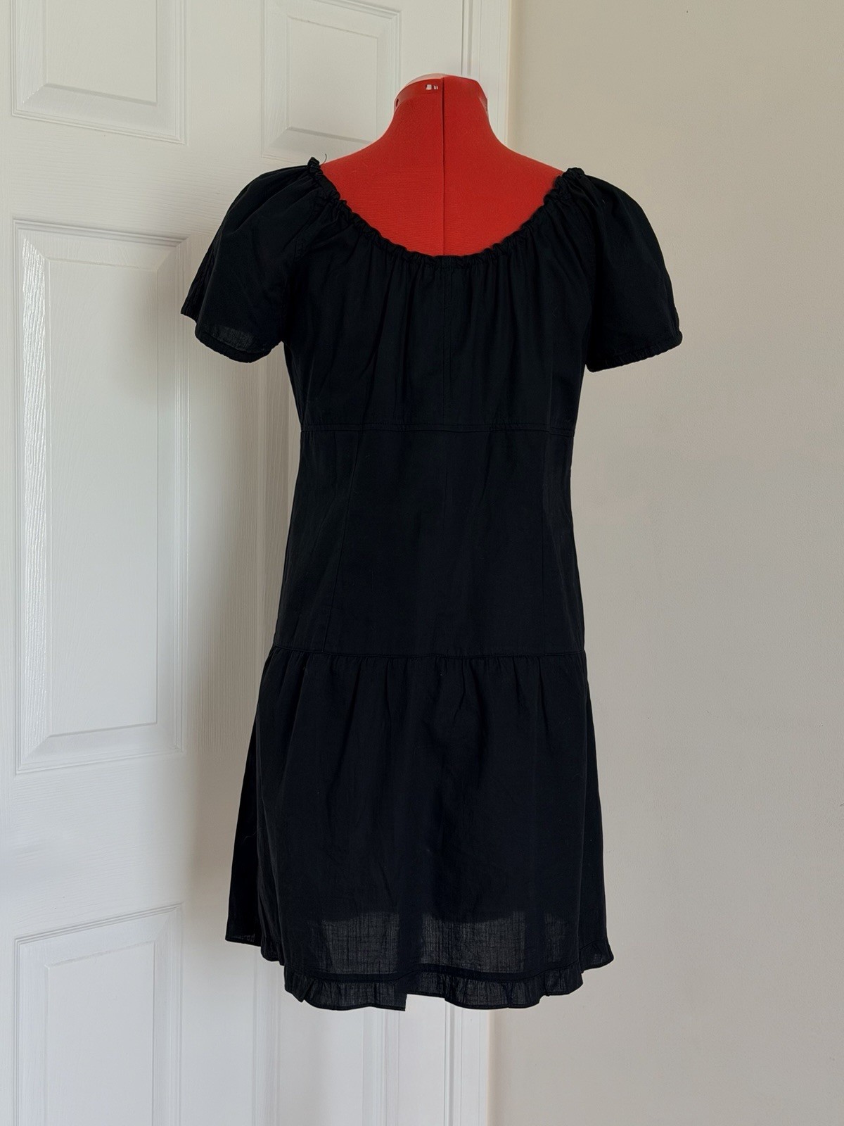 RARE Vintage 90s New Man France Cotton Peasant Dress French Cottagecore S-M