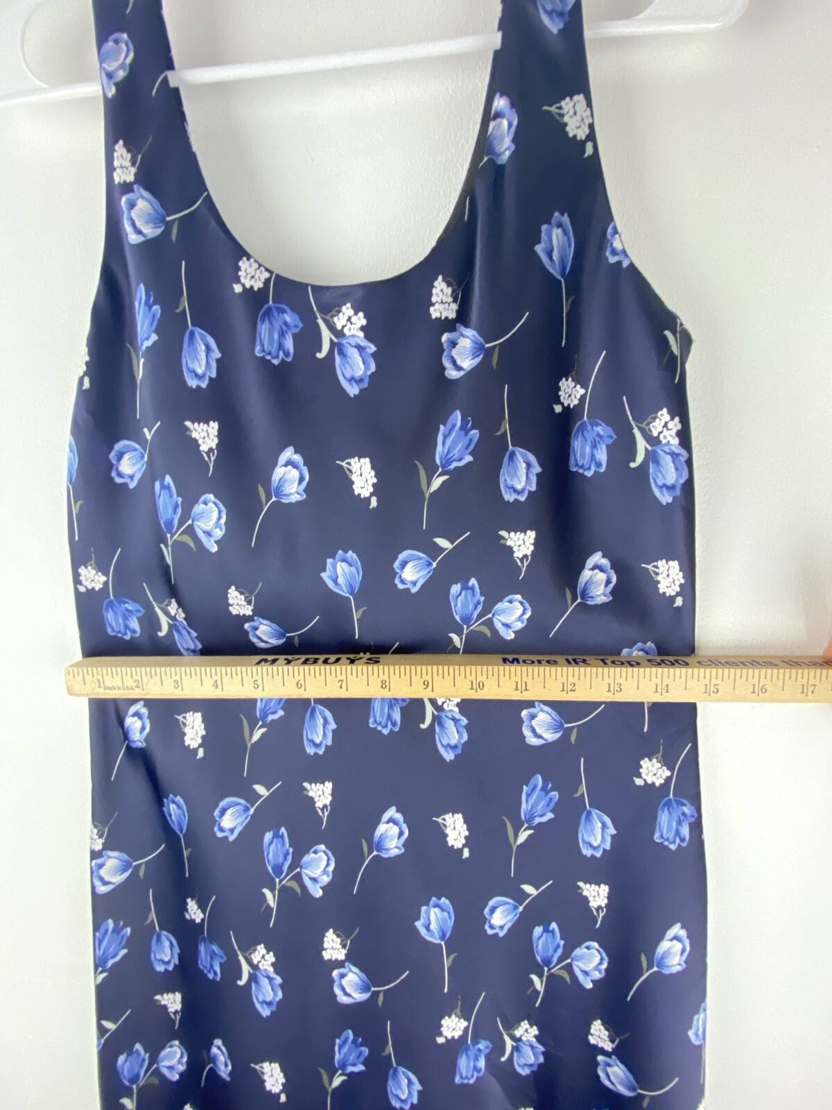 VTG Y2K rabbit rabbit Rabbit designs Sleeveless Satin Floral Mini Dress Size 8P