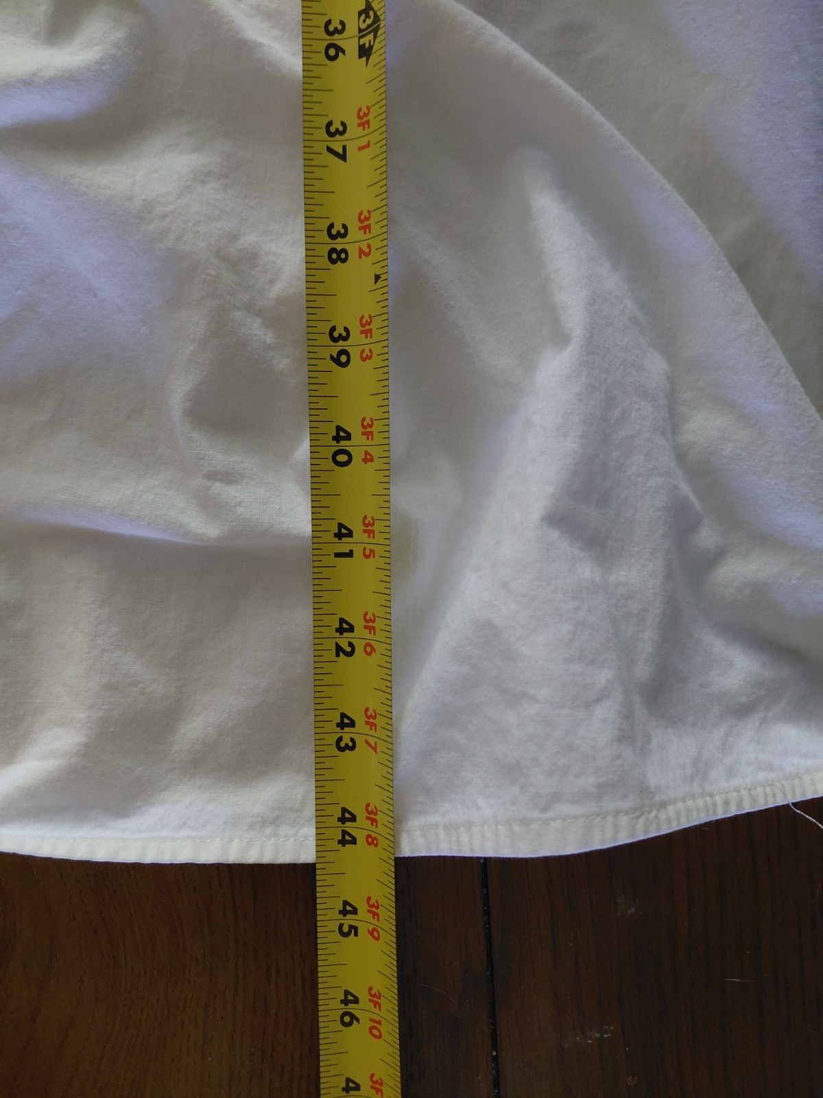Vintage Victorian Cottage Prairie Style Ivory Cotton Midi Dress Peter Pan USA