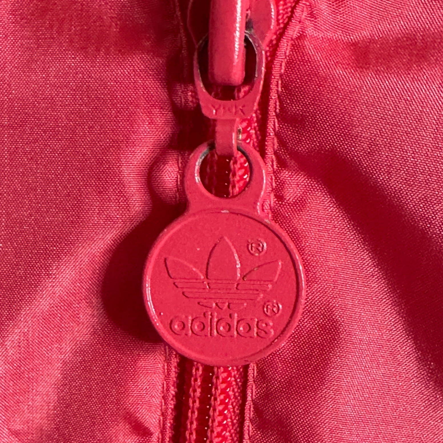 VTG ADIDAS Sz M Vintage 90s Trefoil Unisex Pink Colorblock Half Zip Windbreaker