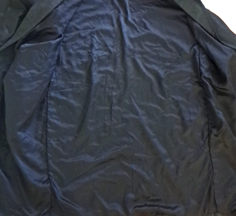 Women Vintage Leather Duster Coat Black 1990s Glam Boxy Pockets Western Large