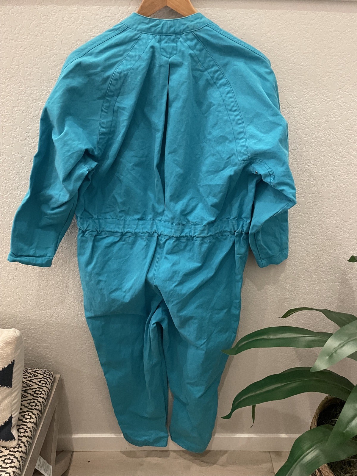 Vintage Turquoise Jumpsuit Espírit Sport Boiler Suit One Piece medium