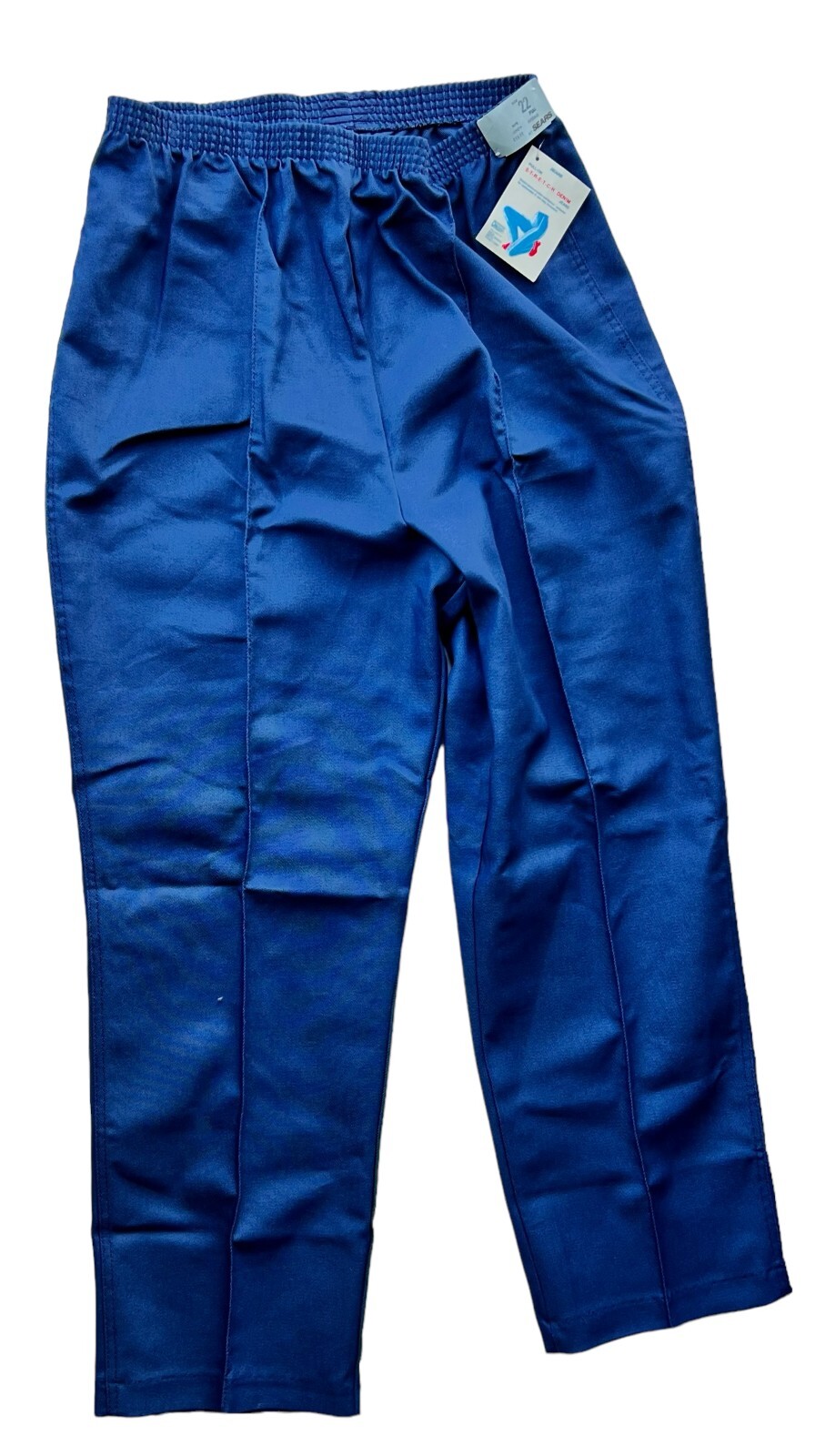 Vintage 80s Sears Jeans Bottoms Women Size 22 Pull On Stretch Cotton Blend NWT