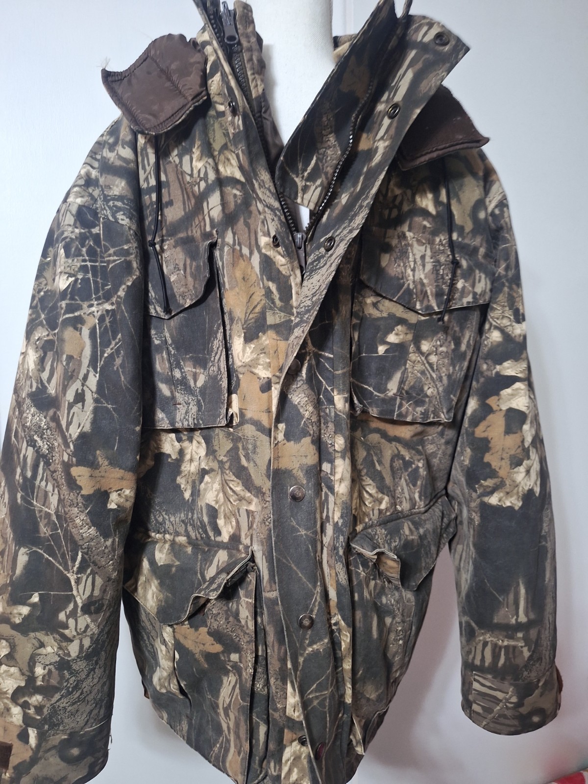 Vintage Ozarktrail Camo Coat Size L With Zip Out Inner Coat. 2 Coats In One.