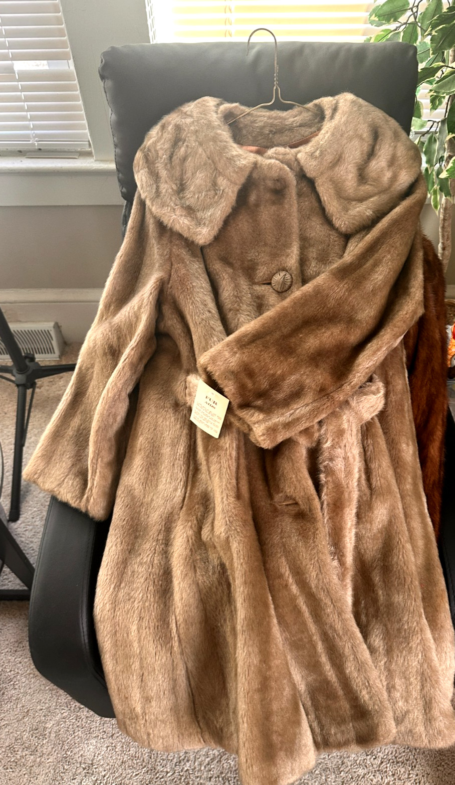 Vintage Faux Fur Coat