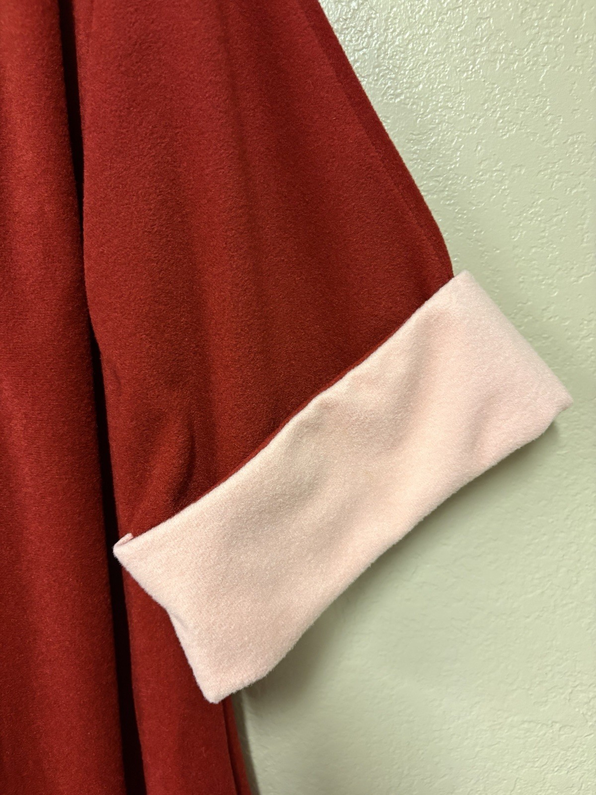 Vintage 1970s Vassarette Velour Zip Up Lounge Robe Large Burgundy Housecoat