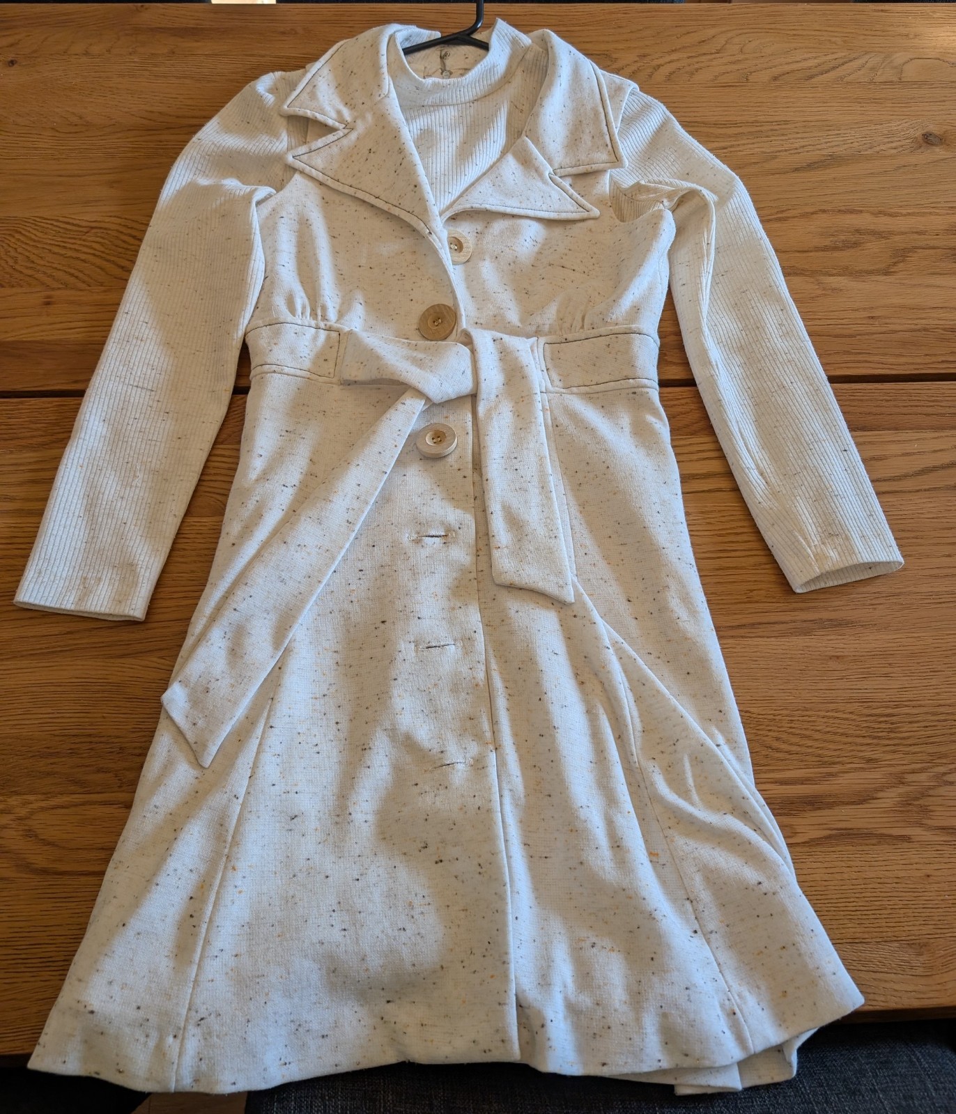 Vintage 1970s Joseph Ribkoff 2-Piece Mod Dress & Vest-Coat Set