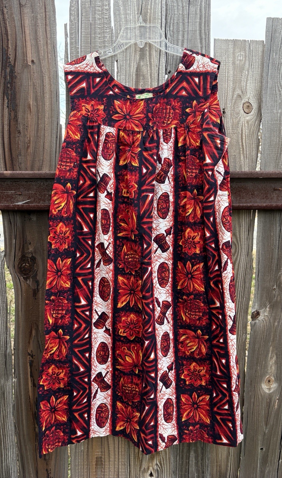 Vintage 60s Ui Makai Hawaiian Honeymoon Set Dress & Men’s Shirt