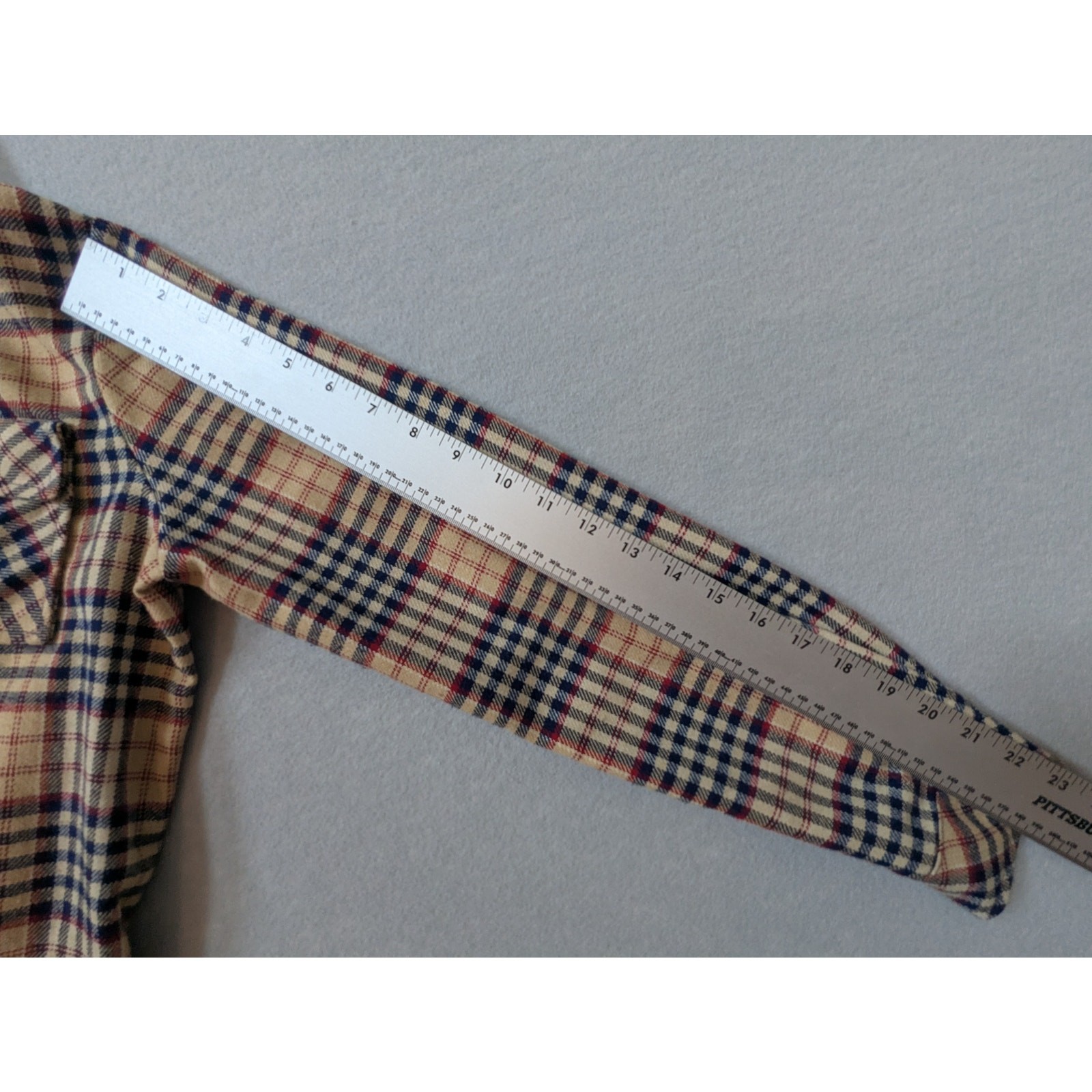 VTG 70s Bobbie Brooks Plaid Shacket S Dark Academia Retro Preppy ILGWU