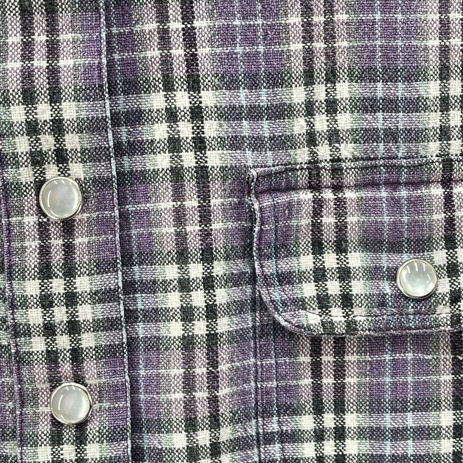 Vintage Quizz New with tags York Snaps Up Shirt Women Medium Crop Petite Purple*