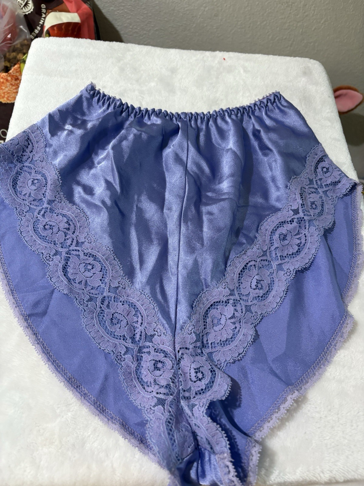 Vintage Lindsey Roscoe for Farr West Purple High Rise Panties Waist 24”