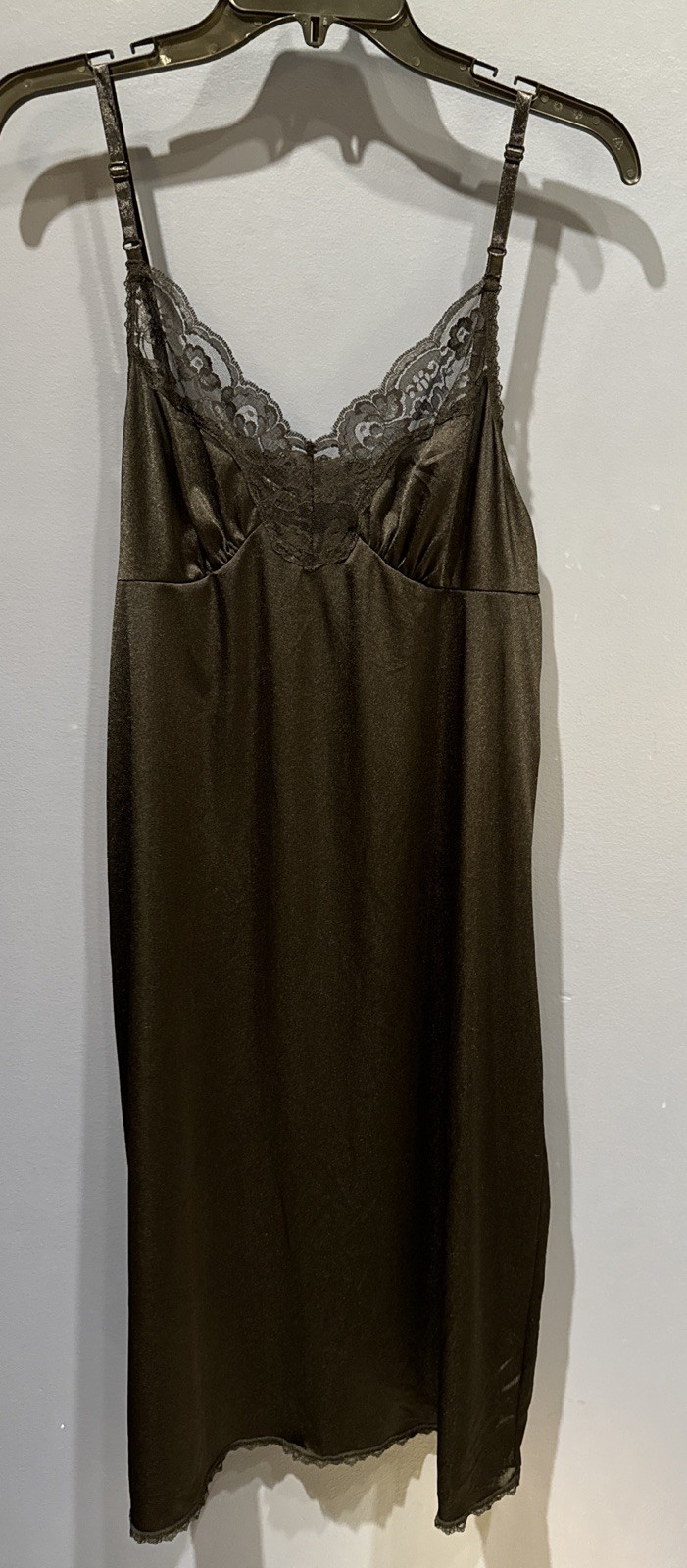 Size 36/24 Black Full Slip, Adjustable Straps, Vintage Jaclyn Smith Kmart, NWT