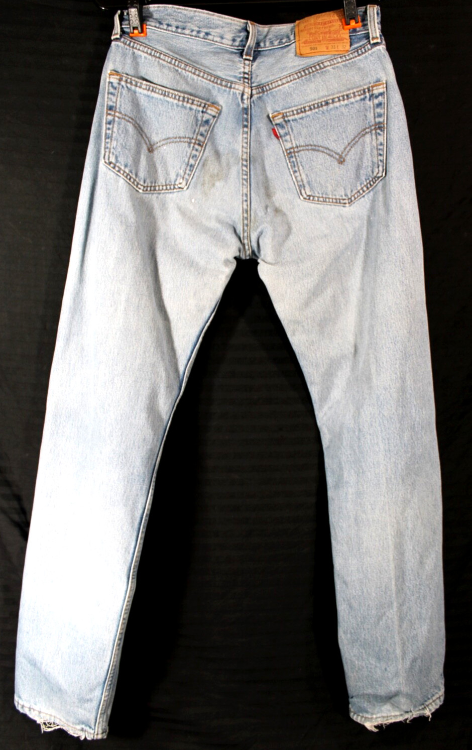Vintage 1990s Levi’s 501 USA Button Fly BLUE Denim Jeans Women Women’s 31W x 32L